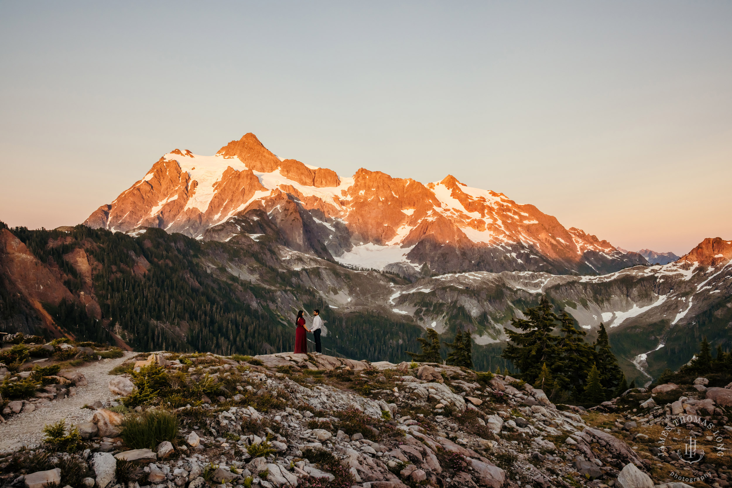 Mount Baker North Cascades engagement session by Seattle wedding photographer James Thomas Long Photography