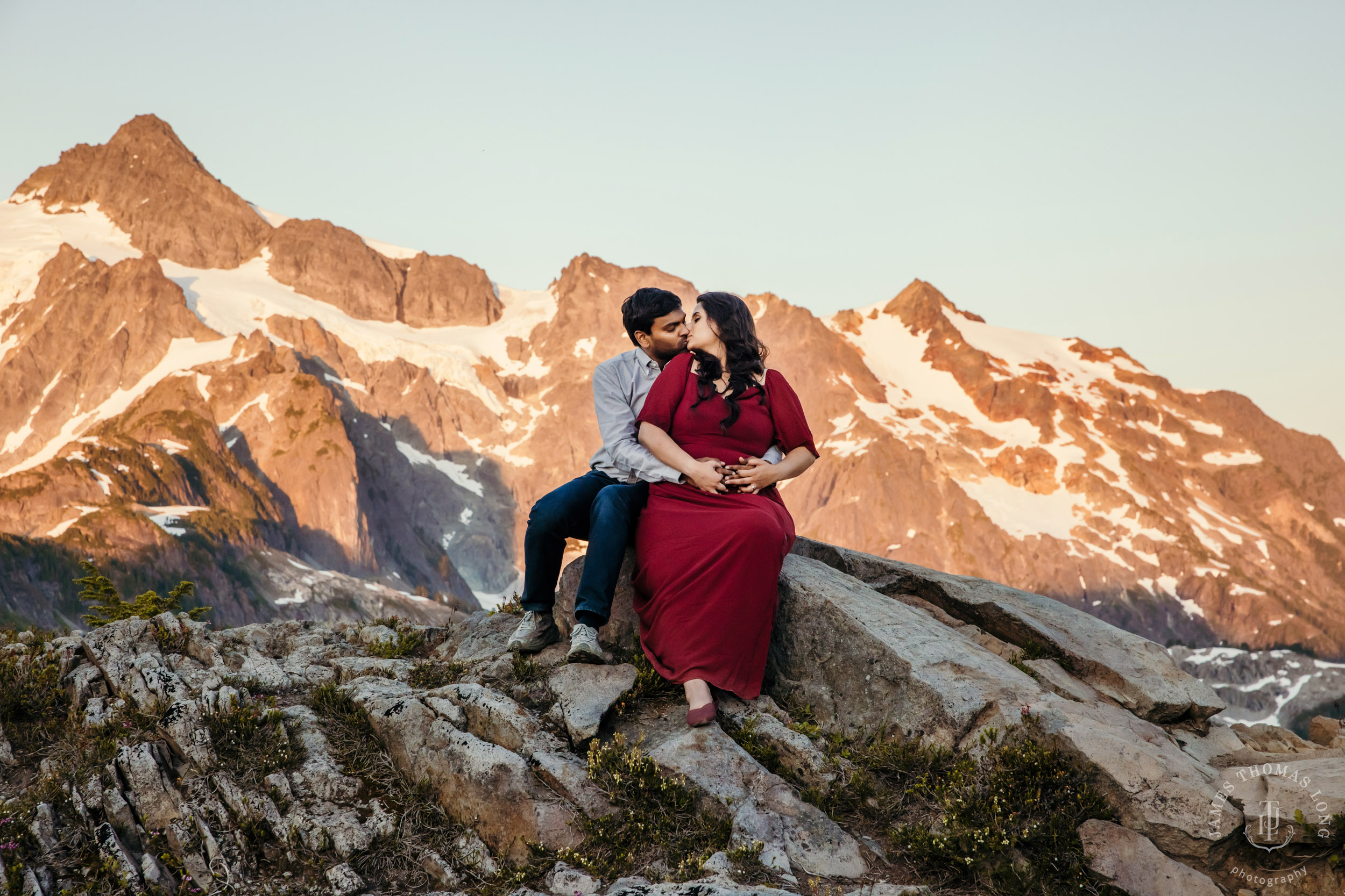 Mount Baker North Cascades engagement session by Seattle wedding photographer James Thomas Long Photography