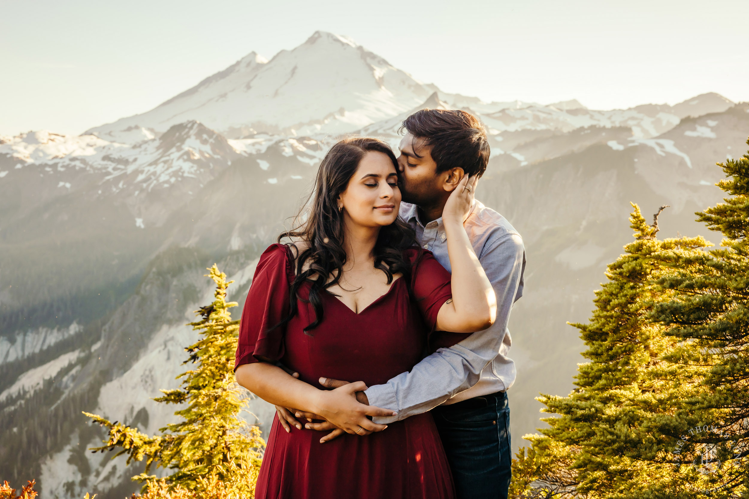 Mount Baker North Cascades engagement session by Seattle wedding photographer James Thomas Long Photography