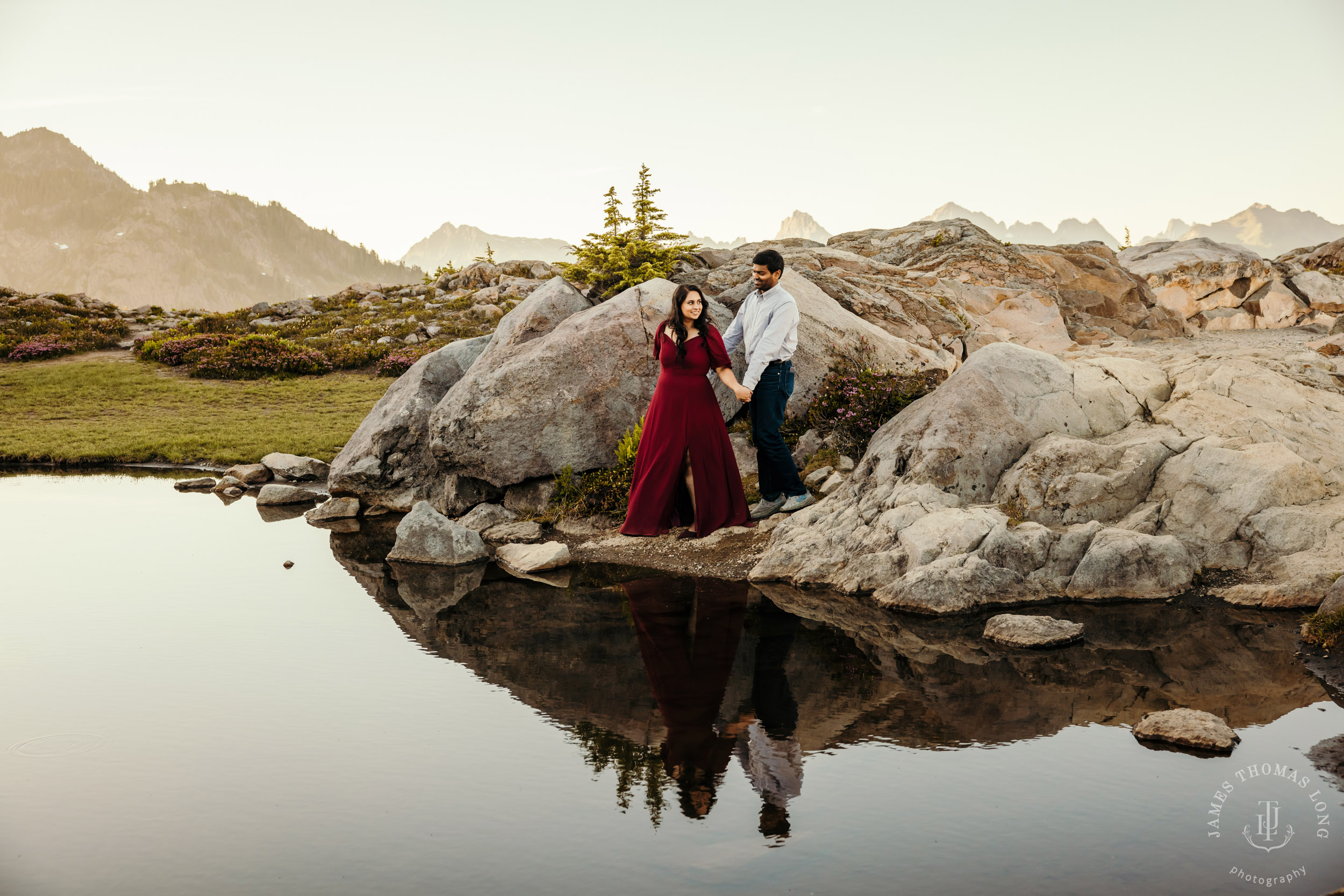 Mount Baker North Cascades engagement session by Seattle wedding photographer James Thomas Long Photography