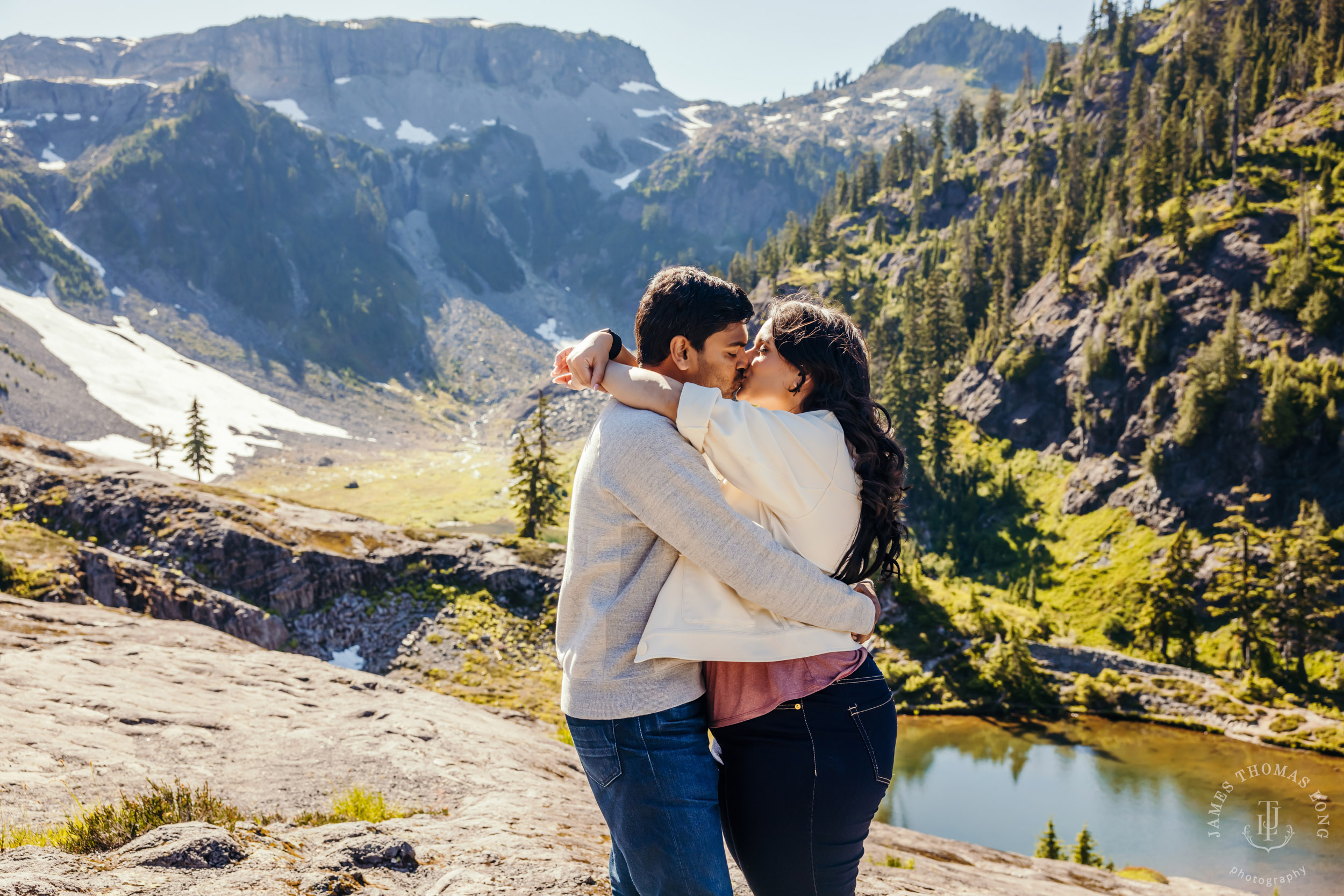 Mount Baker North Cascades engagement session by Seattle wedding photographer James Thomas Long Photography