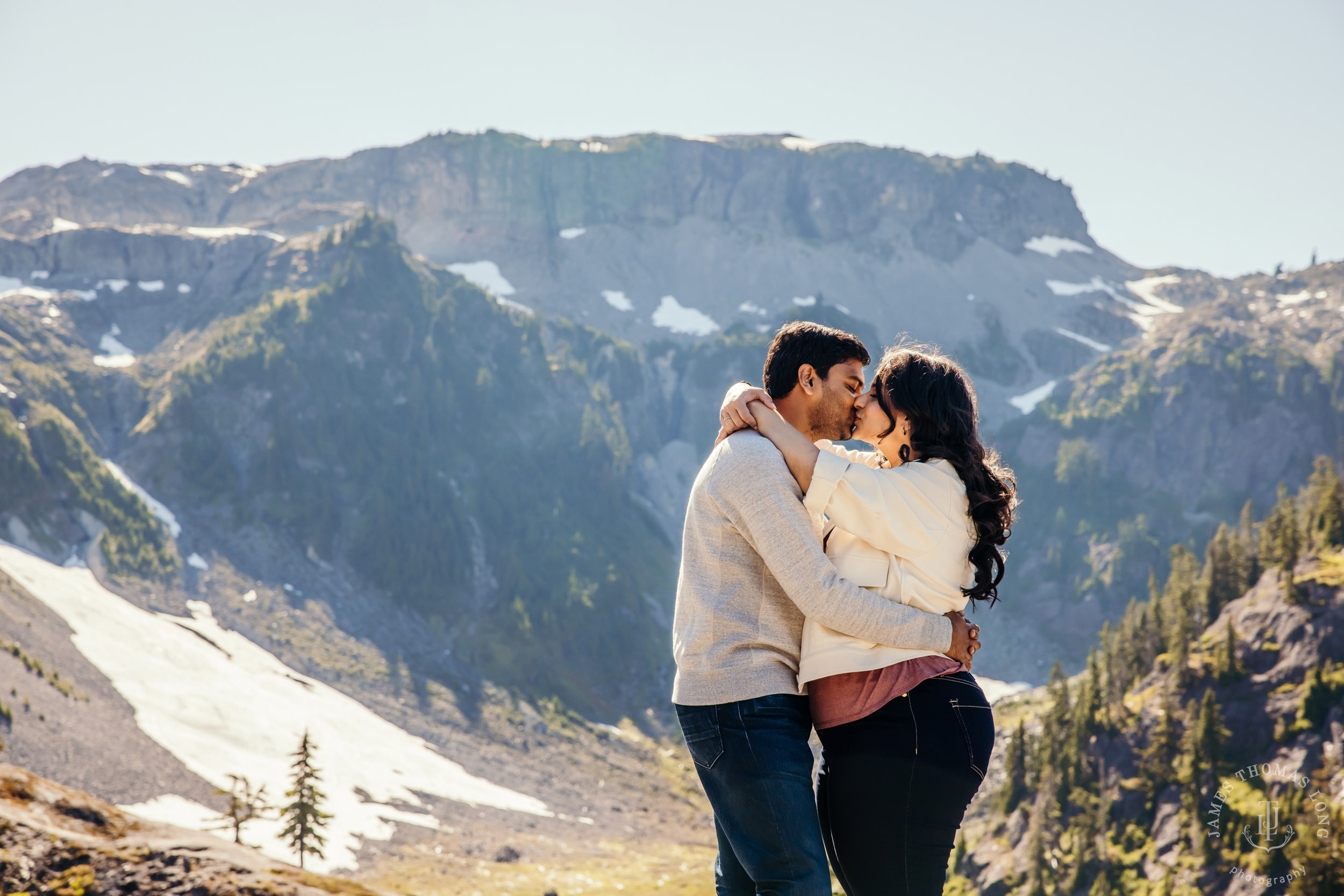 Mount Baker North Cascades engagement session by Seattle wedding photographer James Thomas Long Photography