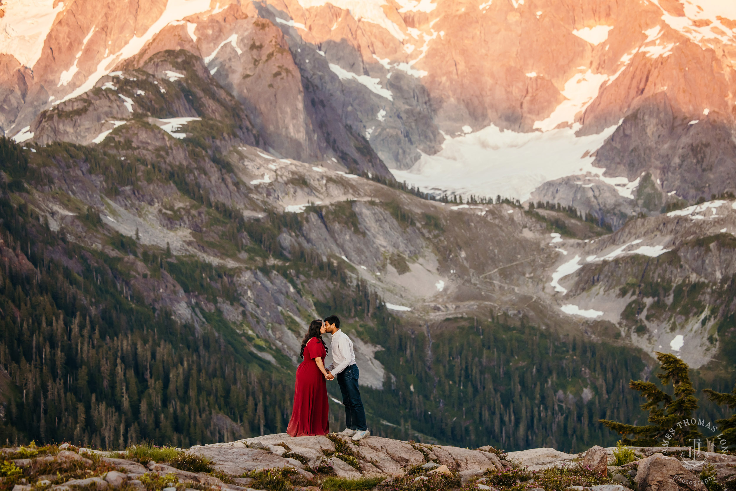 Mount Baker North Cascades engagement session by Seattle wedding photographer James Thomas Long Photography