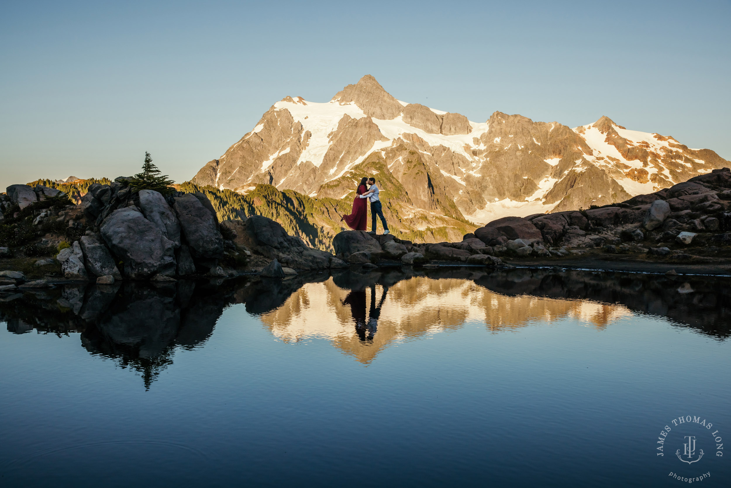Mount Baker North Cascades engagement session by Seattle wedding photographer James Thomas Long Photography
