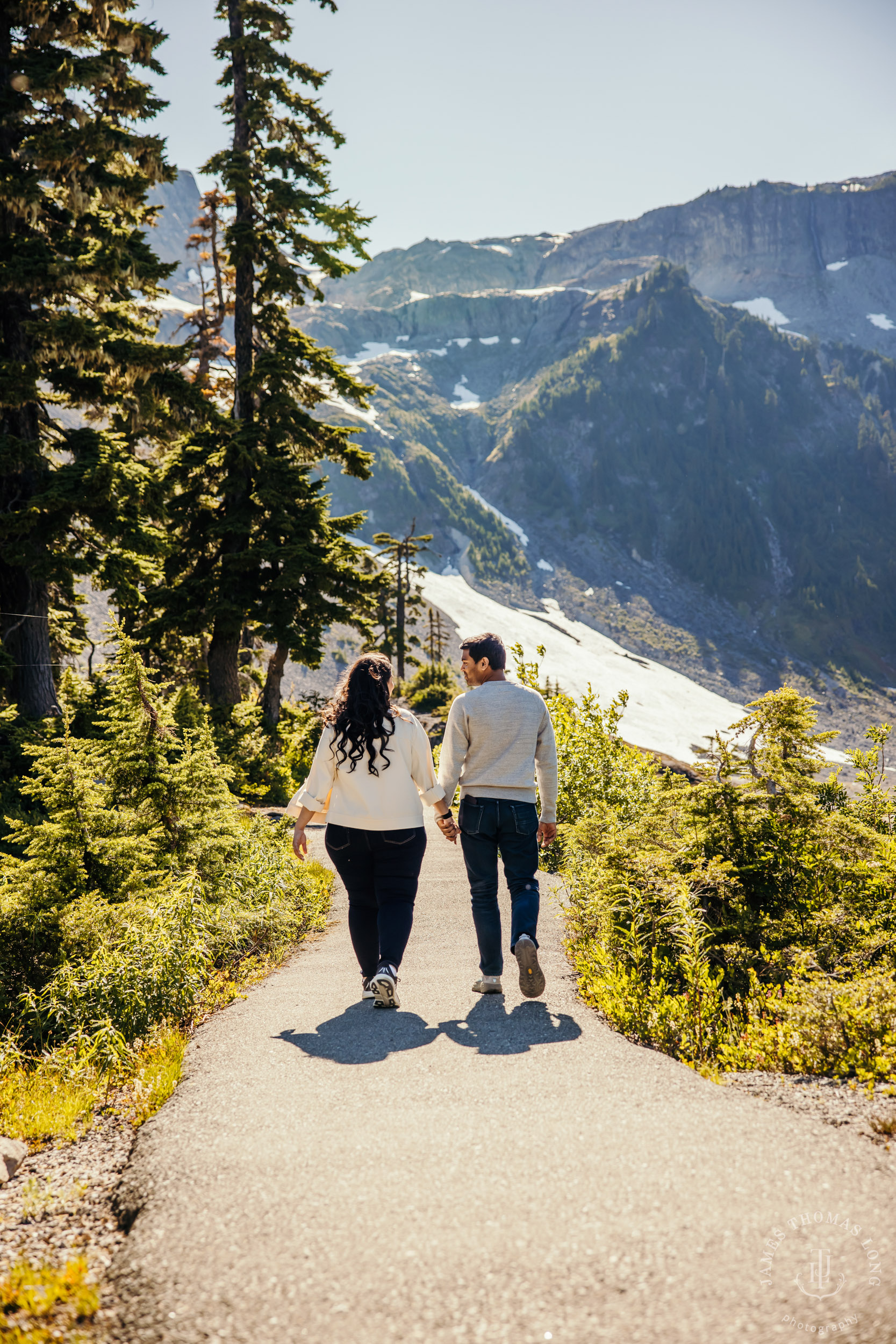 Mount Baker North Cascades engagement session by Seattle wedding photographer James Thomas Long Photography