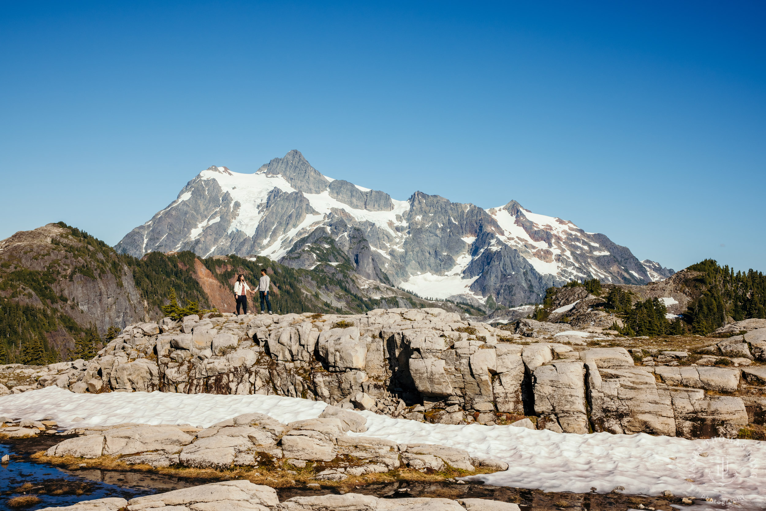 Mount Baker North Cascades engagement session by Seattle wedding photographer James Thomas Long Photography