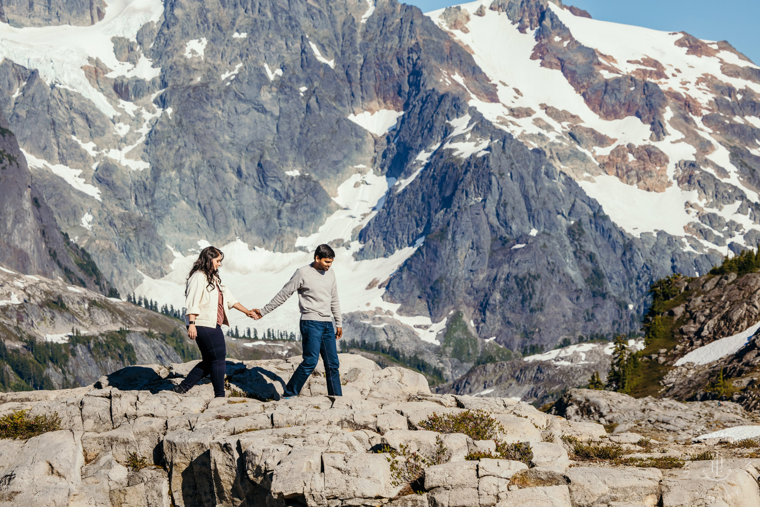 Mount Baker North Cascades engagement session by Seattle wedding photographer James Thomas Long Photography