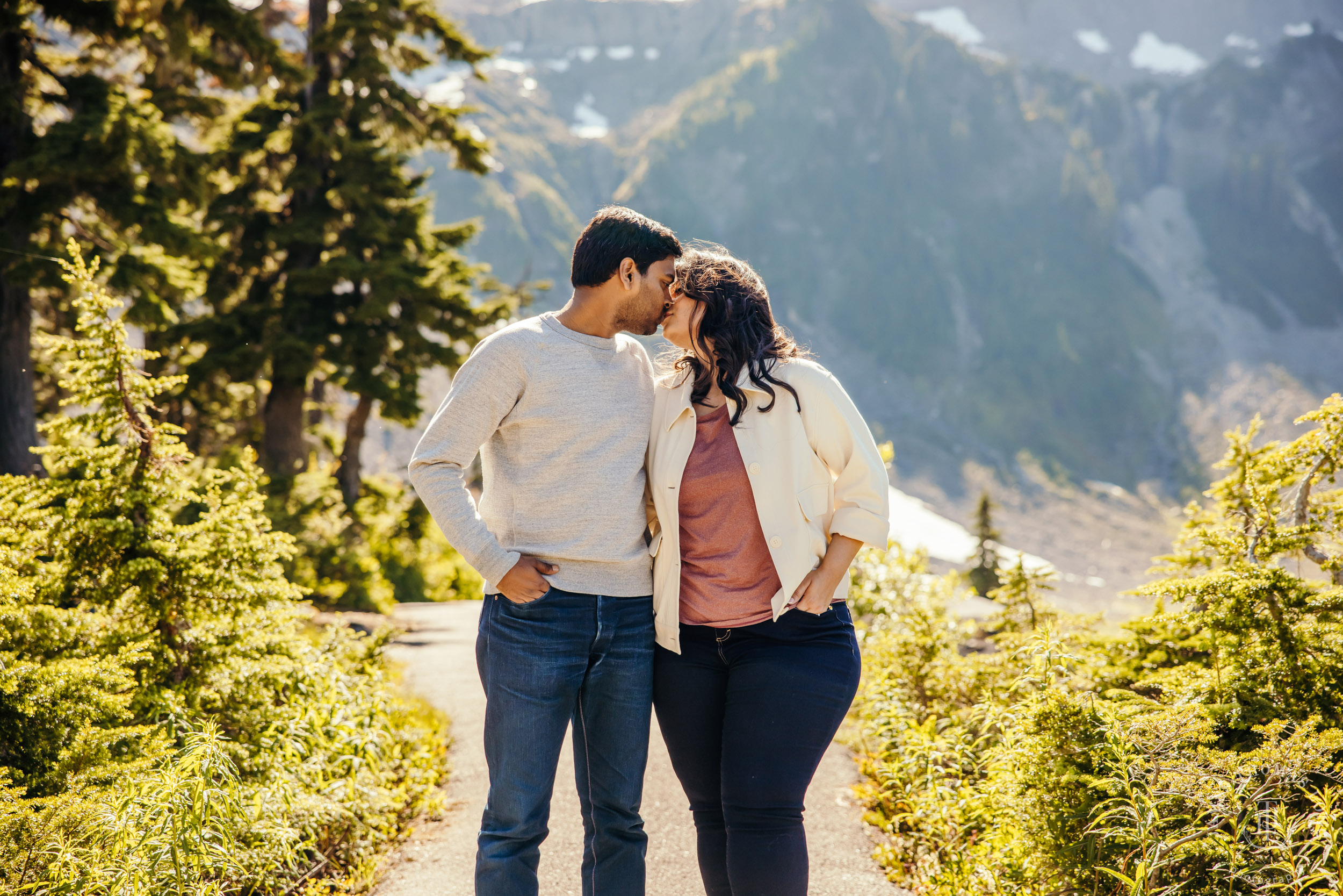 Mount Baker North Cascades engagement session by Seattle wedding photographer James Thomas Long Photography