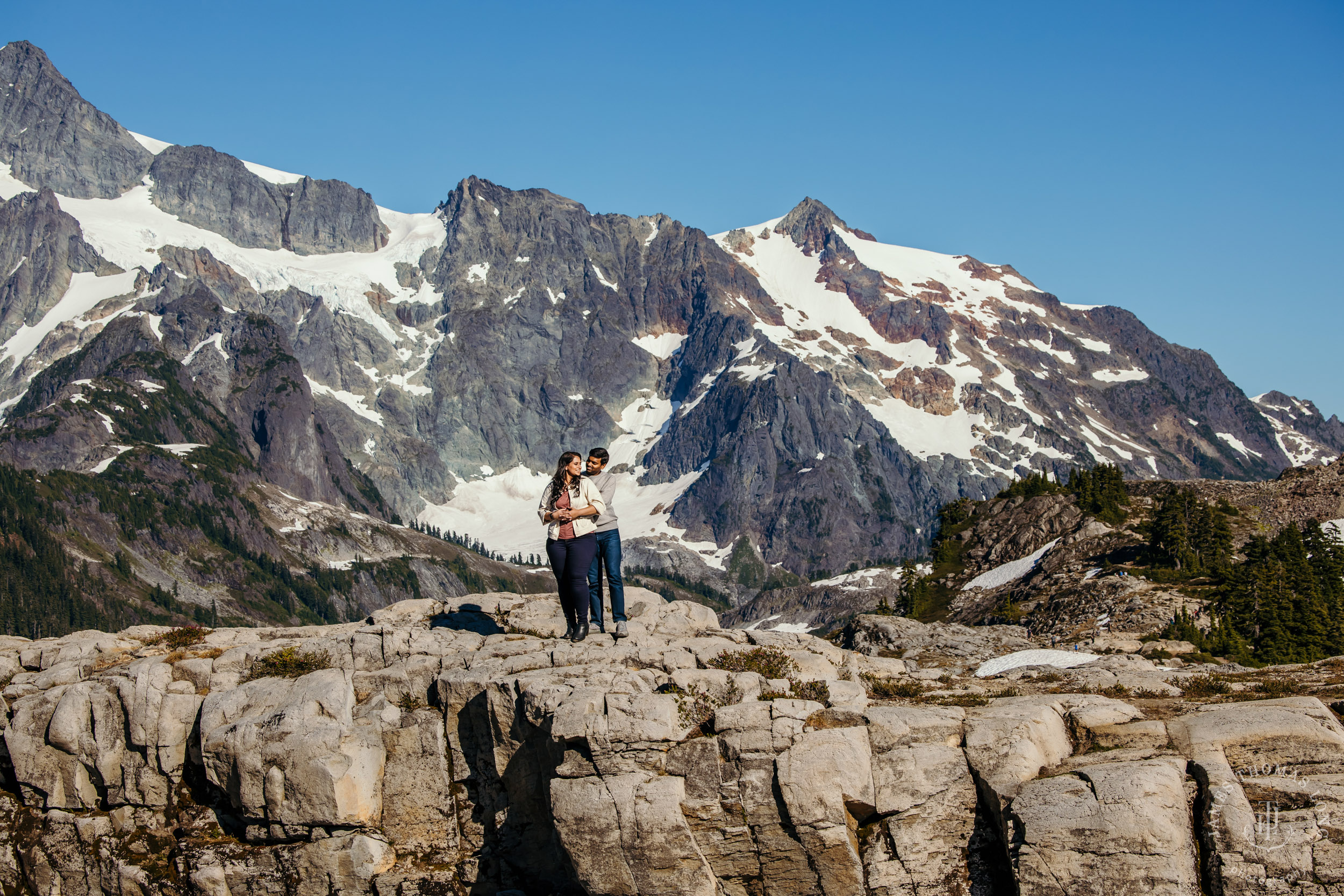 Mount Baker North Cascades engagement session by Seattle wedding photographer James Thomas Long Photography