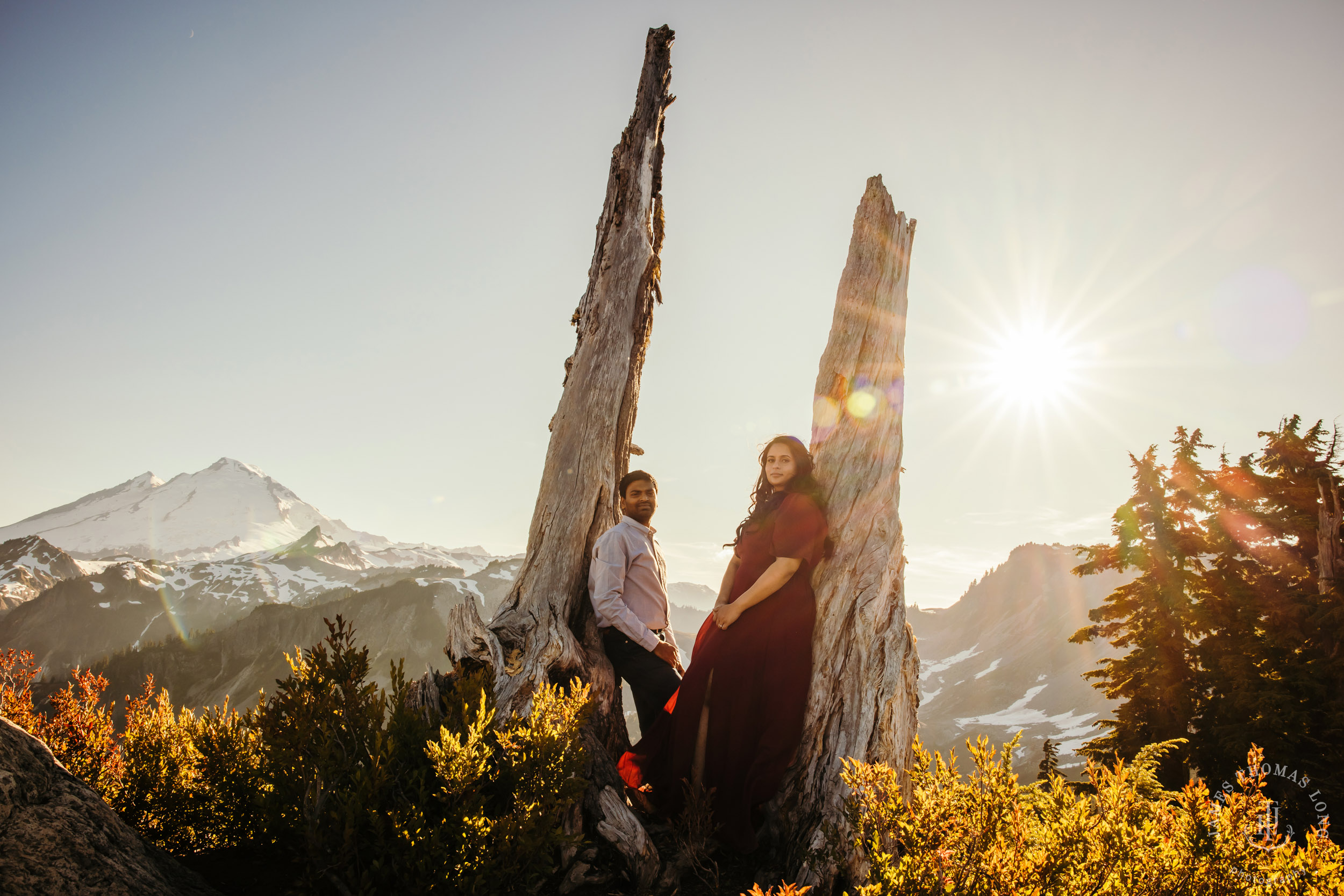 Mount Baker North Cascades engagement session by Seattle wedding photographer James Thomas Long Photography