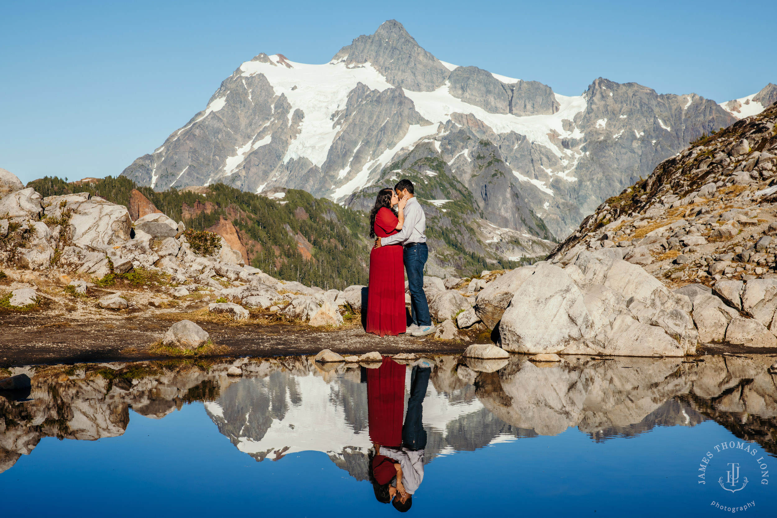 Mount Baker North Cascades engagement session by Seattle wedding photographer James Thomas Long Photography