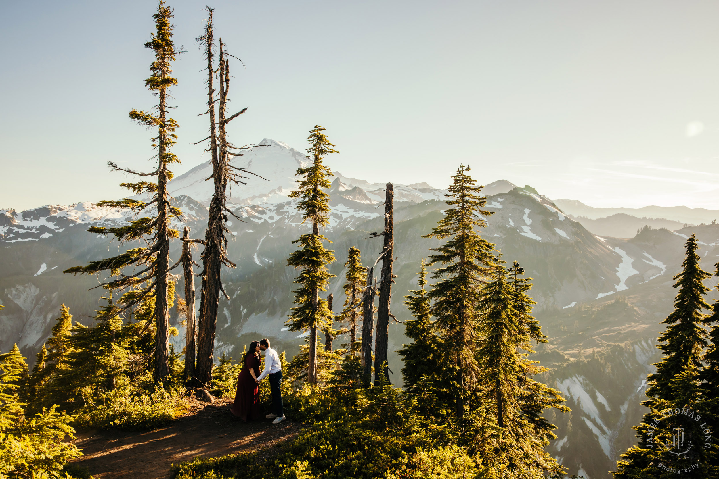 Mount Baker North Cascades engagement session by Seattle wedding photographer James Thomas Long Photography