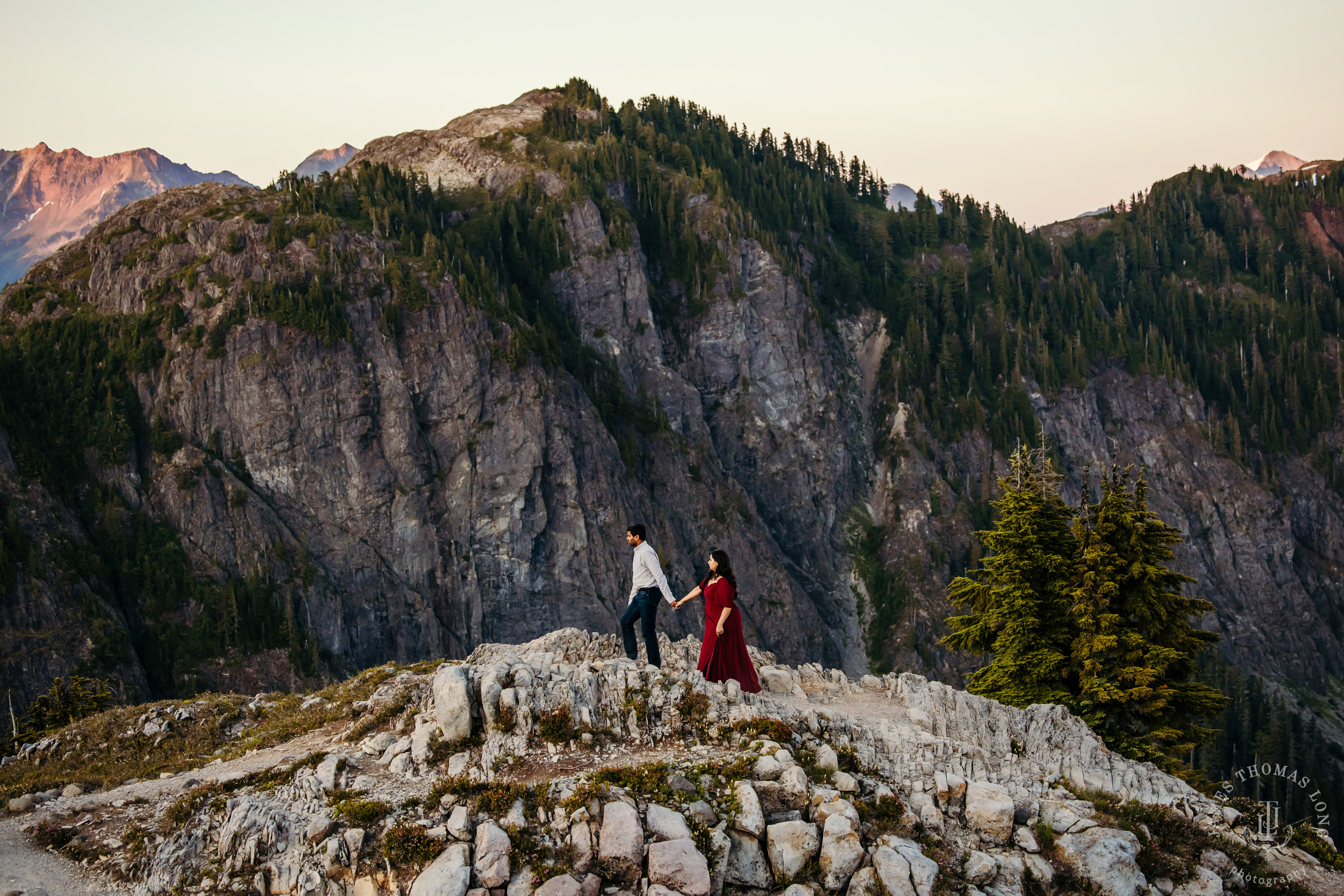 Mount Baker North Cascades engagement session by Seattle wedding photographer James Thomas Long Photography