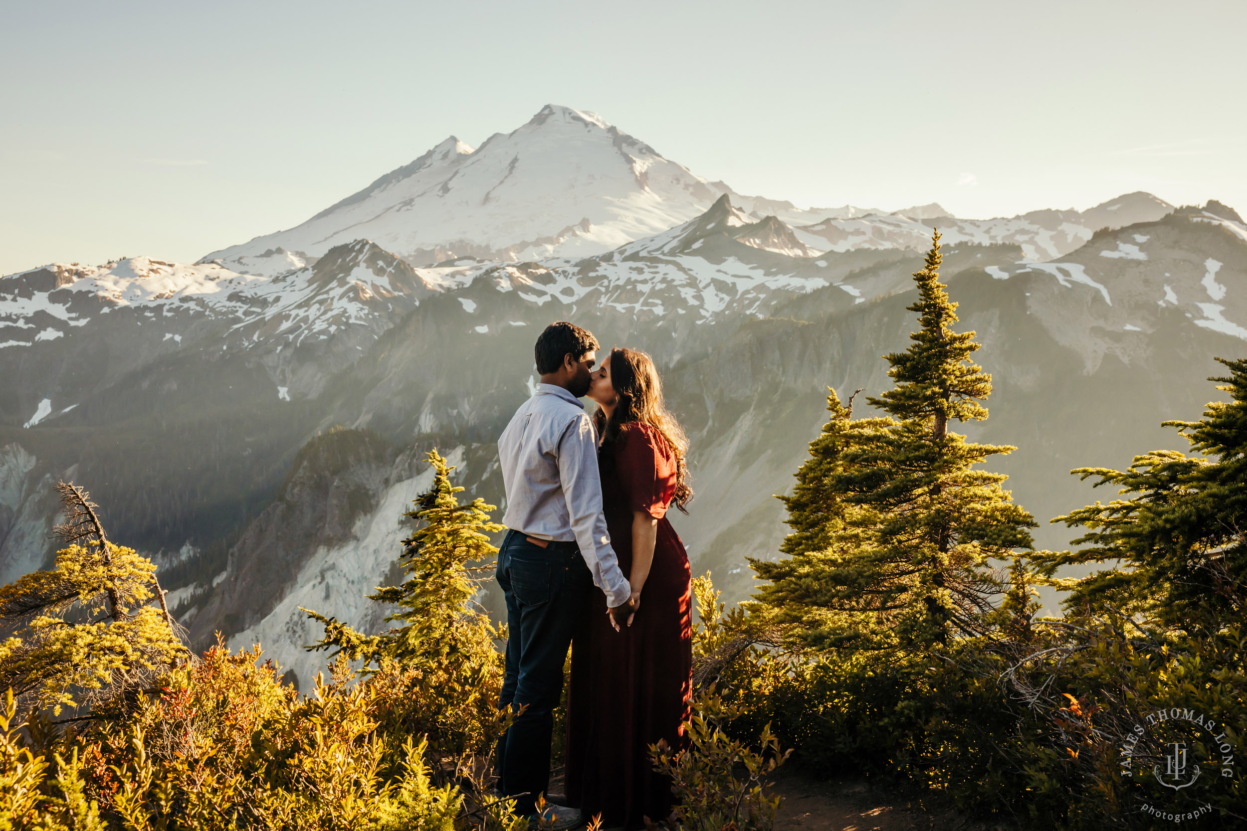 Mount Baker North Cascades engagement session by Seattle wedding photographer James Thomas Long Photography