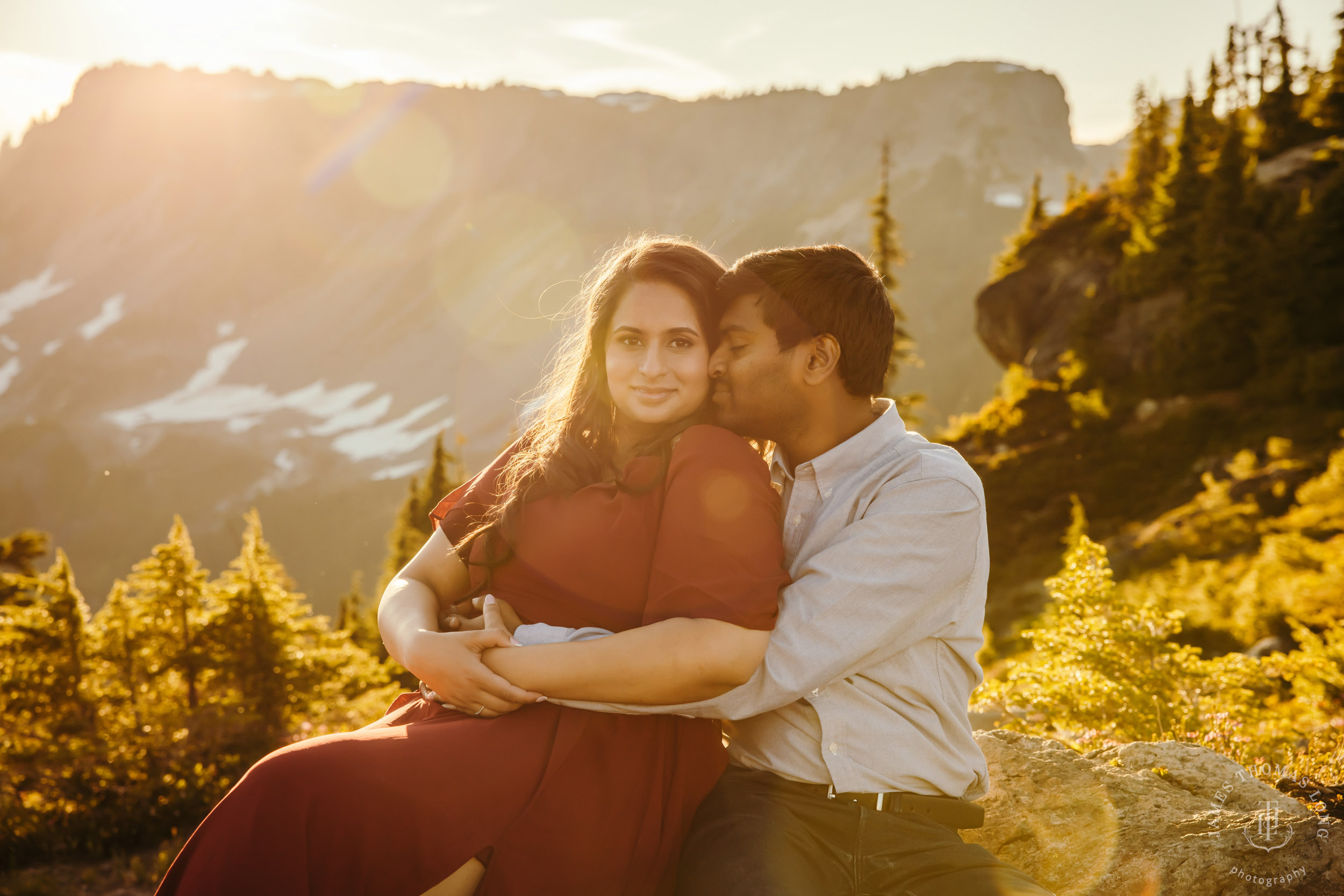 Mount Baker North Cascades engagement session by Seattle wedding photographer James Thomas Long Photography