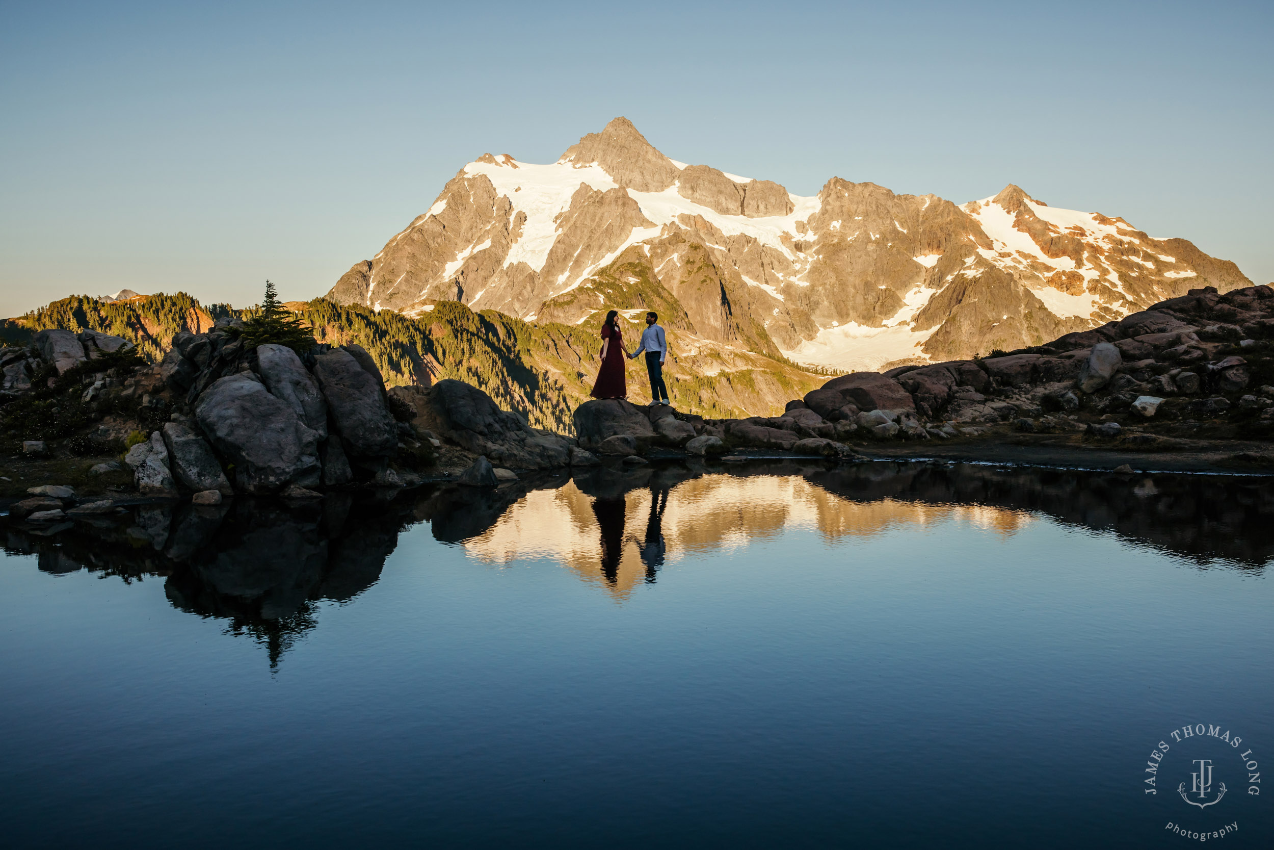 Mount Baker North Cascades engagement session by Seattle wedding photographer James Thomas Long Photography