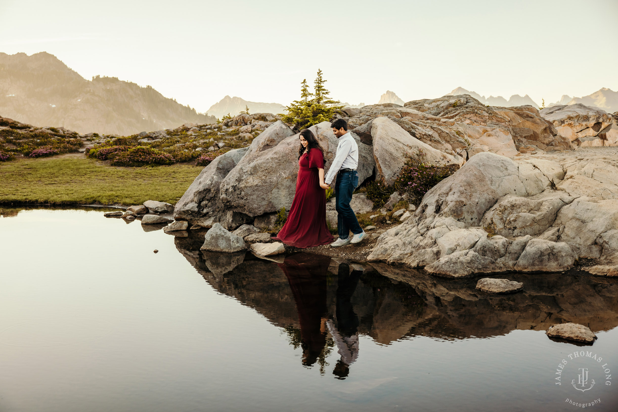 Mount Baker North Cascades engagement session by Seattle wedding photographer James Thomas Long Photography