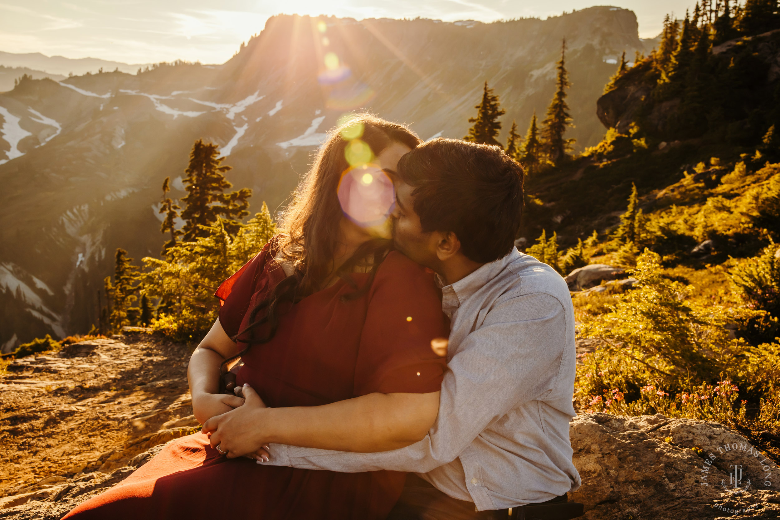 Mount Baker North Cascades engagement session by Seattle wedding photographer James Thomas Long Photography