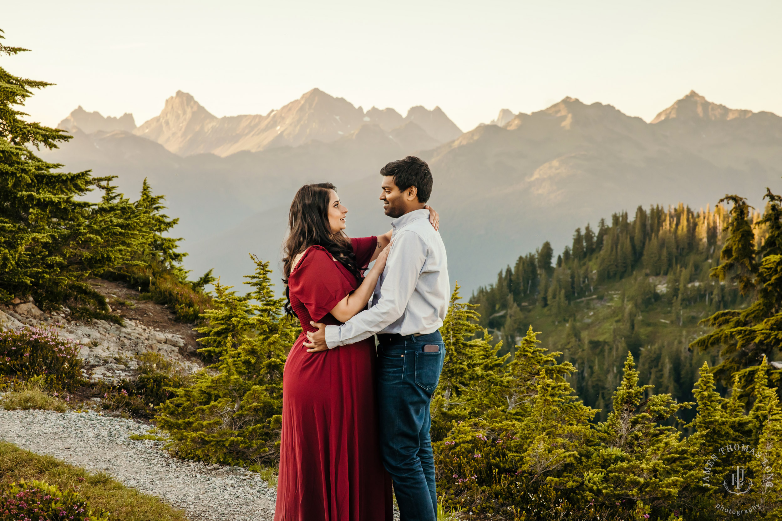 Mount Baker North Cascades engagement session by Seattle wedding photographer James Thomas Long Photography