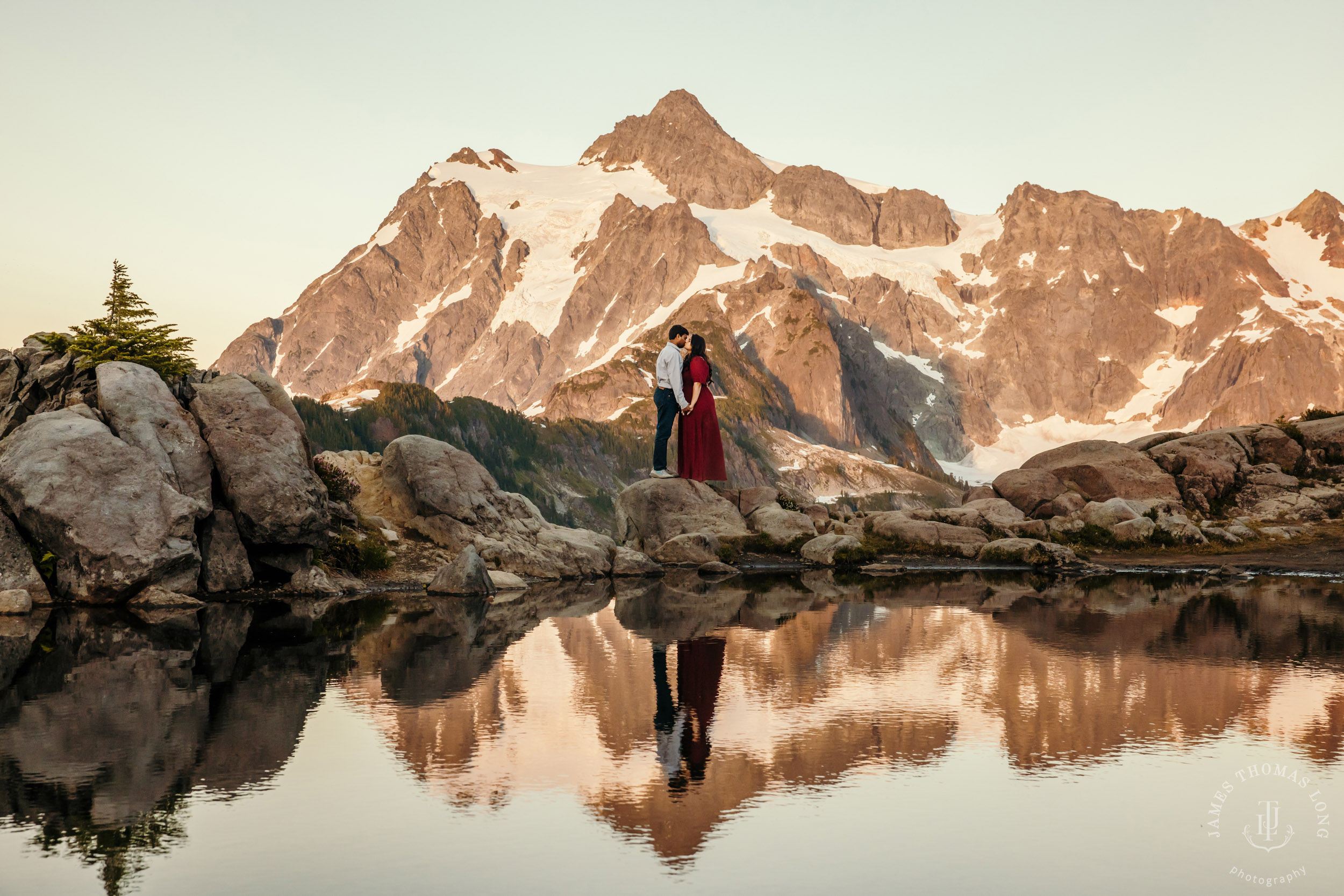 Mount Baker North Cascades engagement session by Seattle wedding photographer James Thomas Long Photography