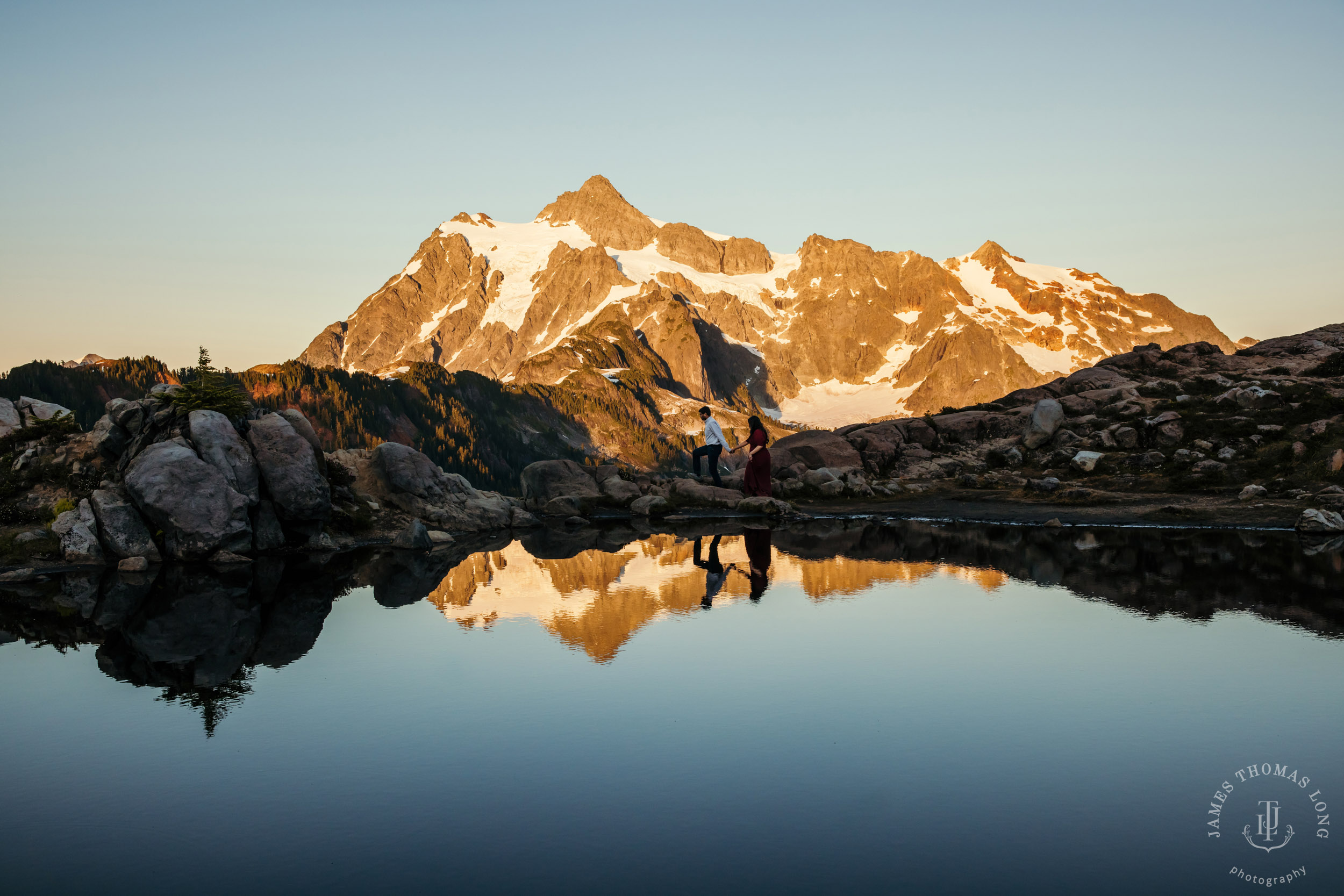 Mount Baker North Cascades engagement session by Seattle wedding photographer James Thomas Long Photography