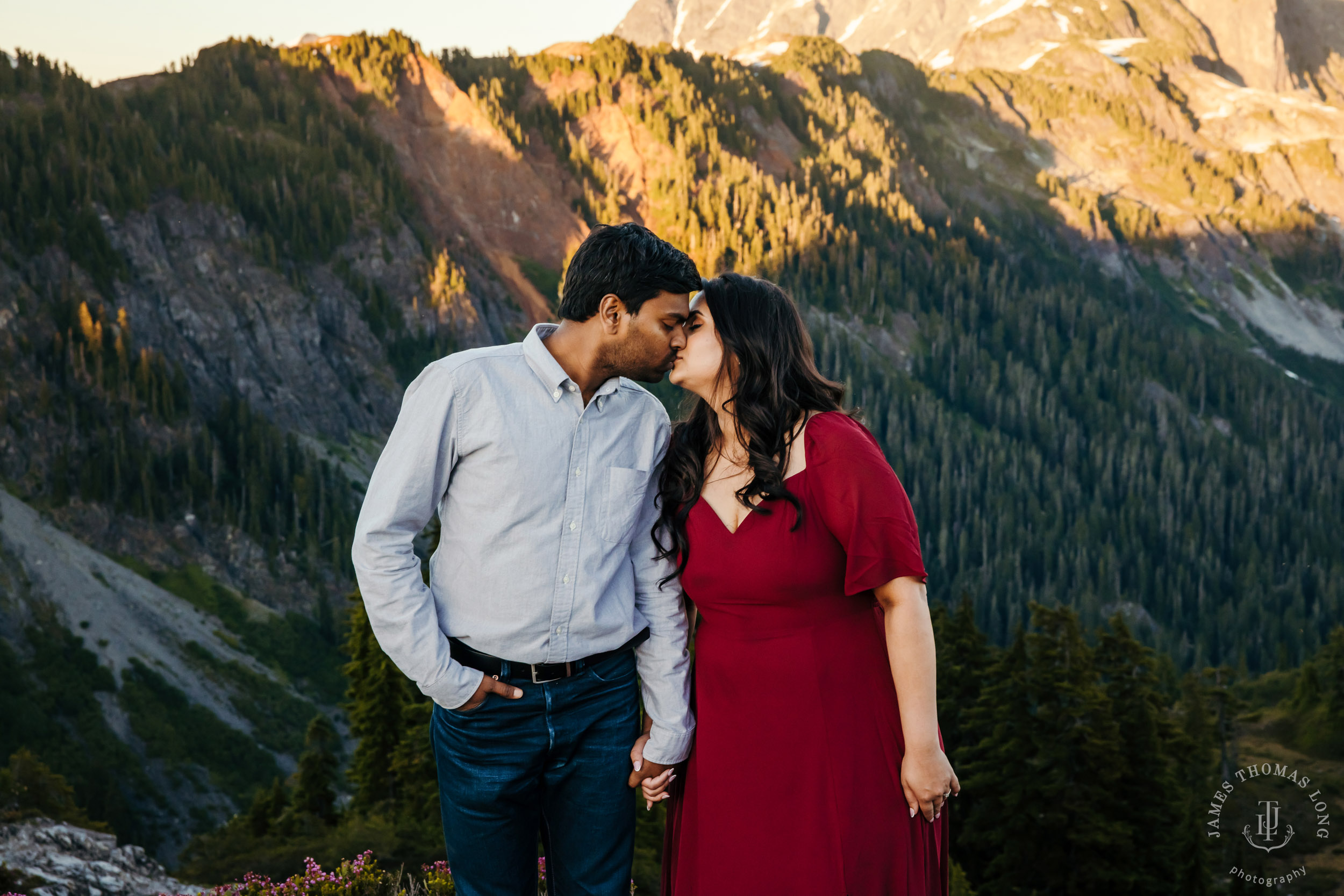 Mount Baker North Cascades engagement session by Seattle wedding photographer James Thomas Long Photography