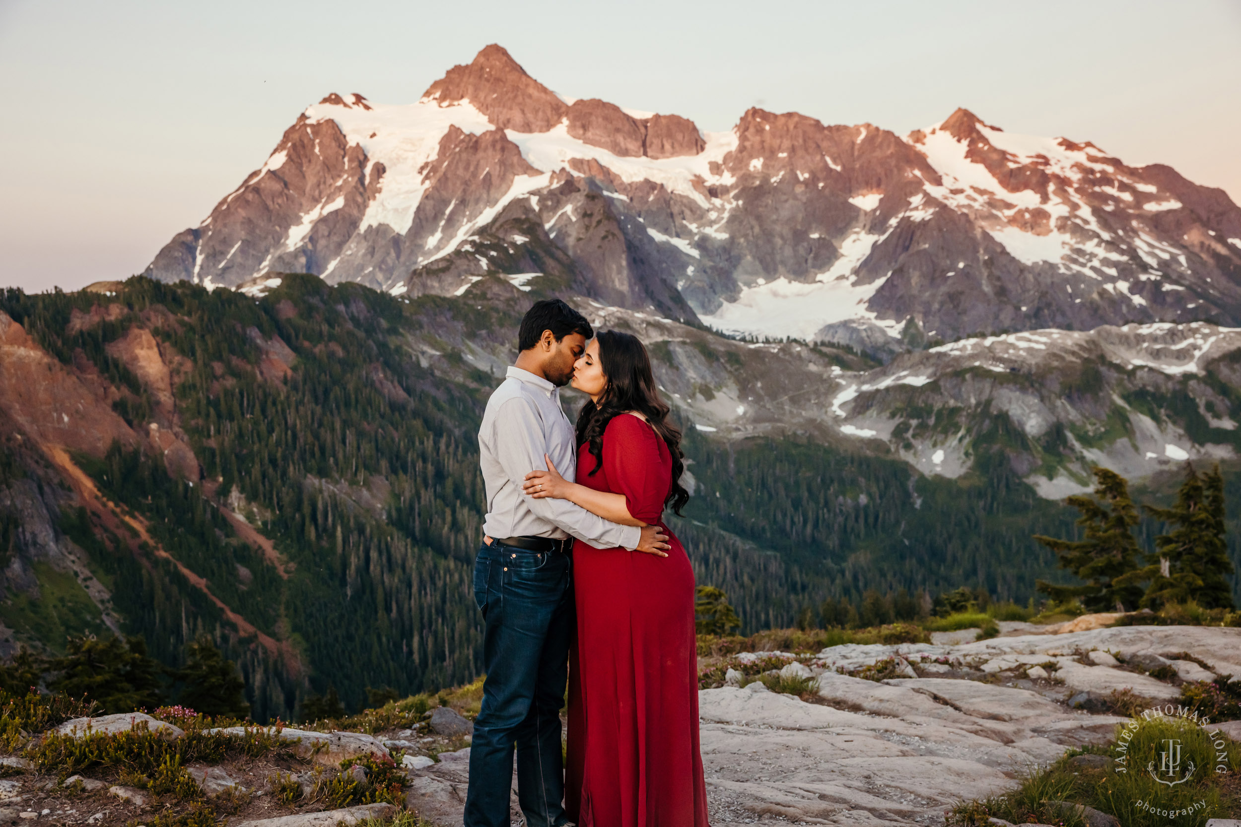 Mount Baker North Cascades engagement session by Seattle wedding photographer James Thomas Long Photography