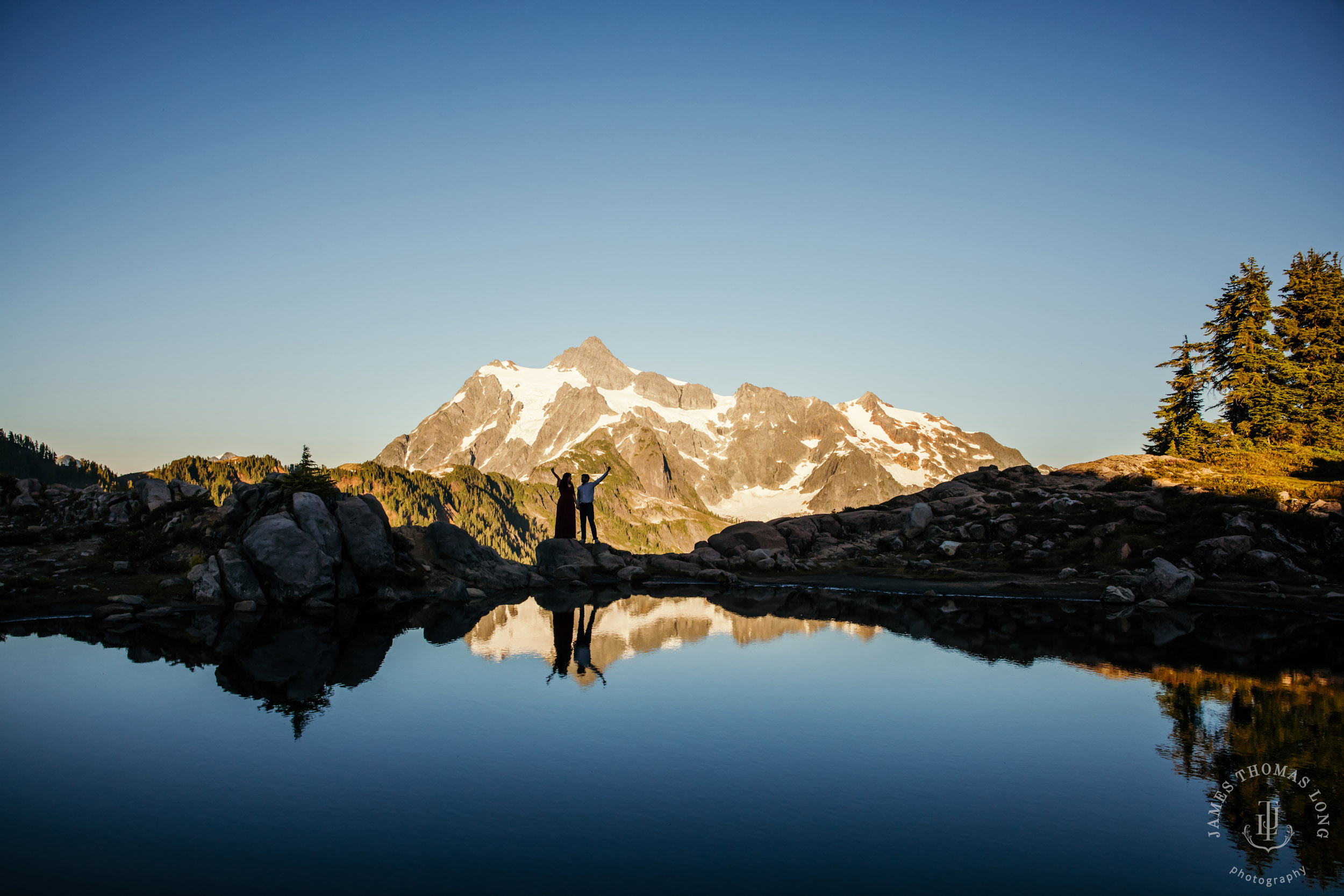 Mount Baker North Cascades engagement session by Seattle wedding photographer James Thomas Long Photography