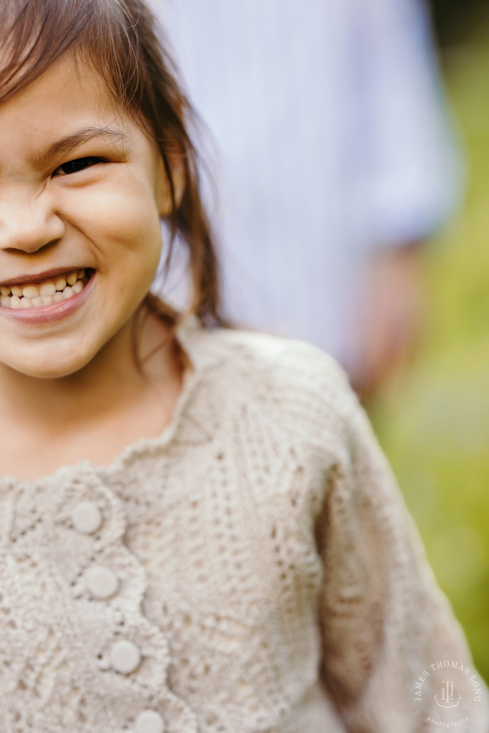 Mount Rainier family of five photography session by Seattle family photographer James Thomas Long Photography