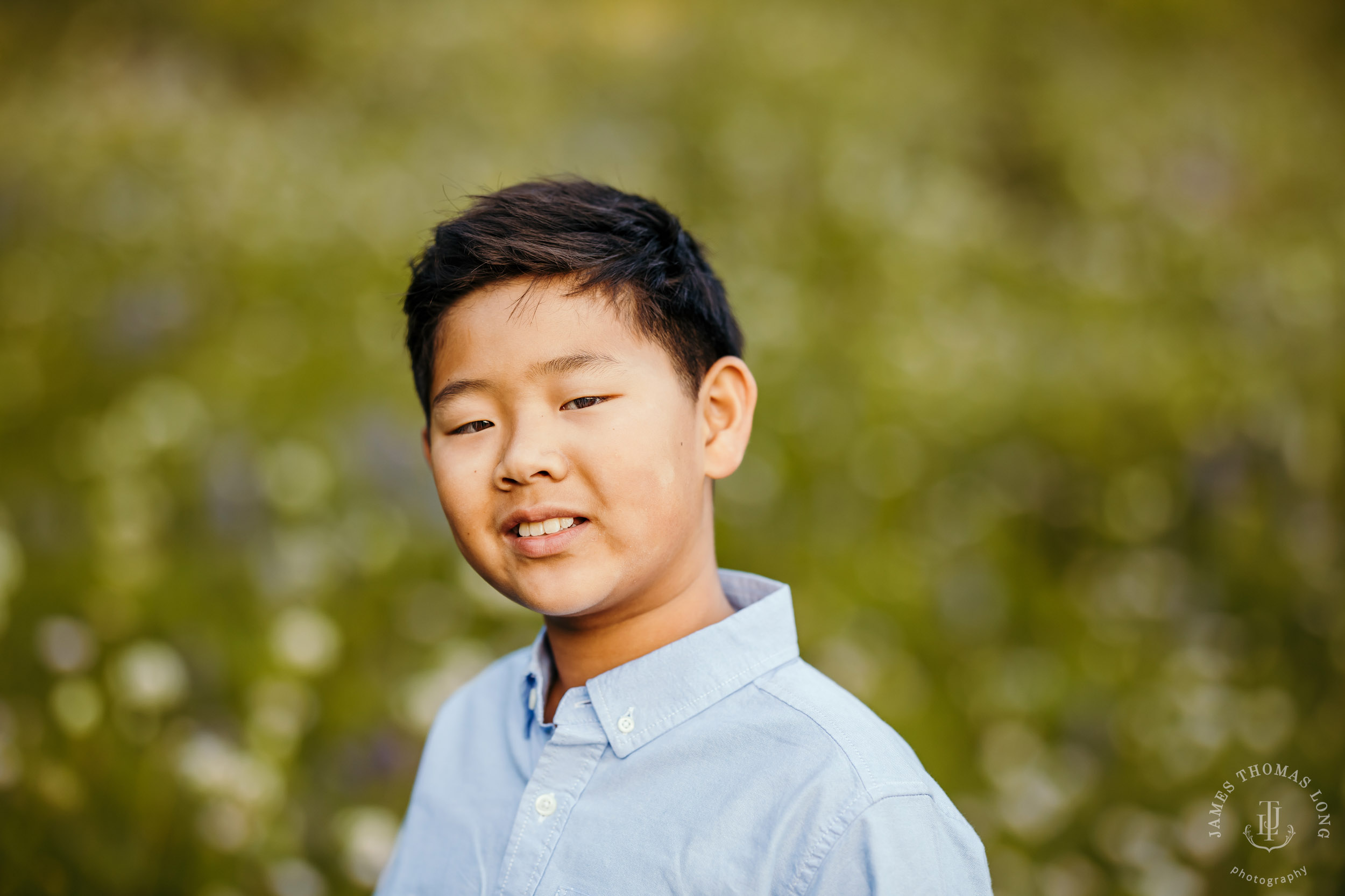 Mount Rainier family of four photography session by Seattle family photographer James Thomas Long Photography