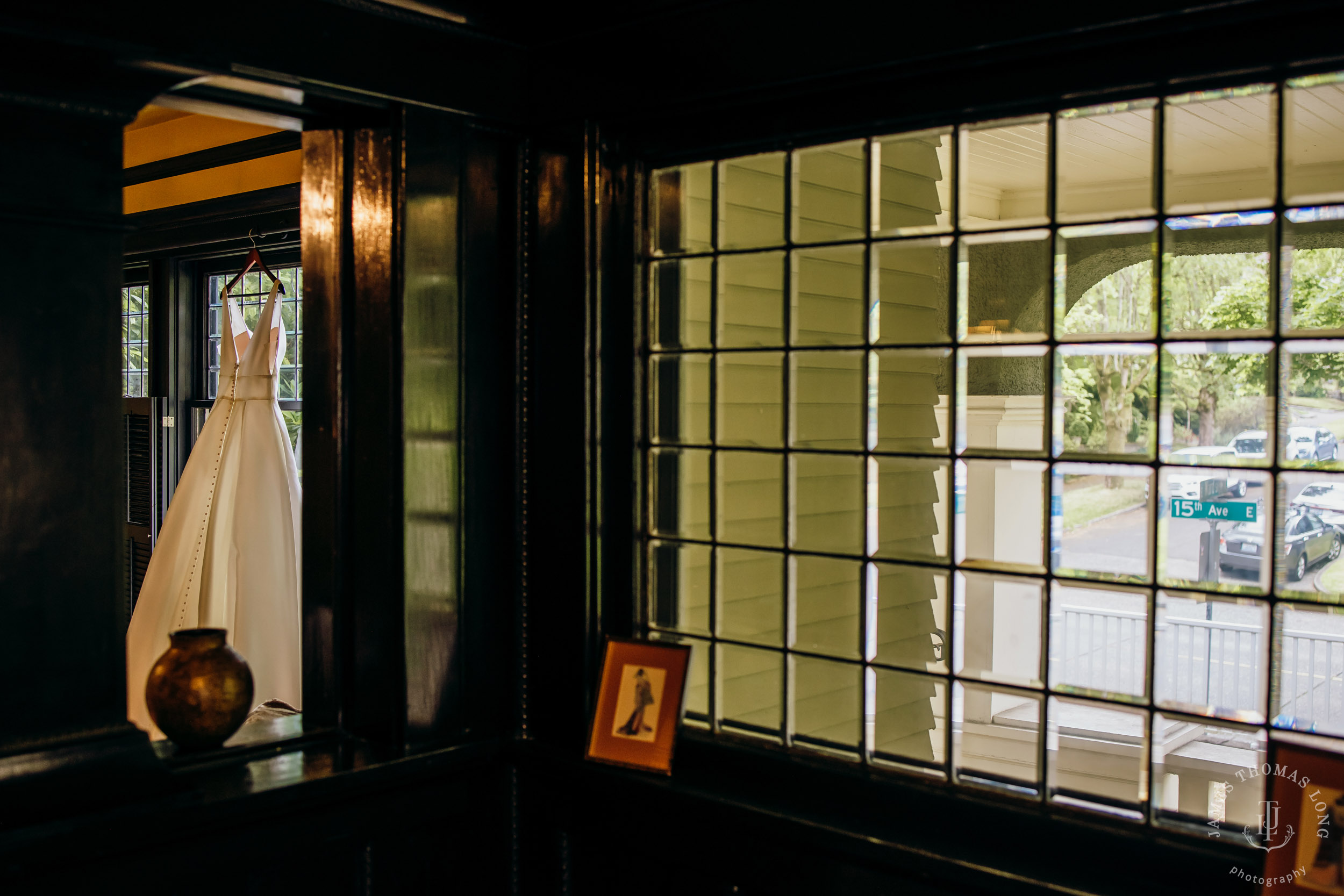 Wisteria Hall Washington Arboretum and Conibear Shellhouse wedding by Seattle wedding photographer James Thomas Long Photography