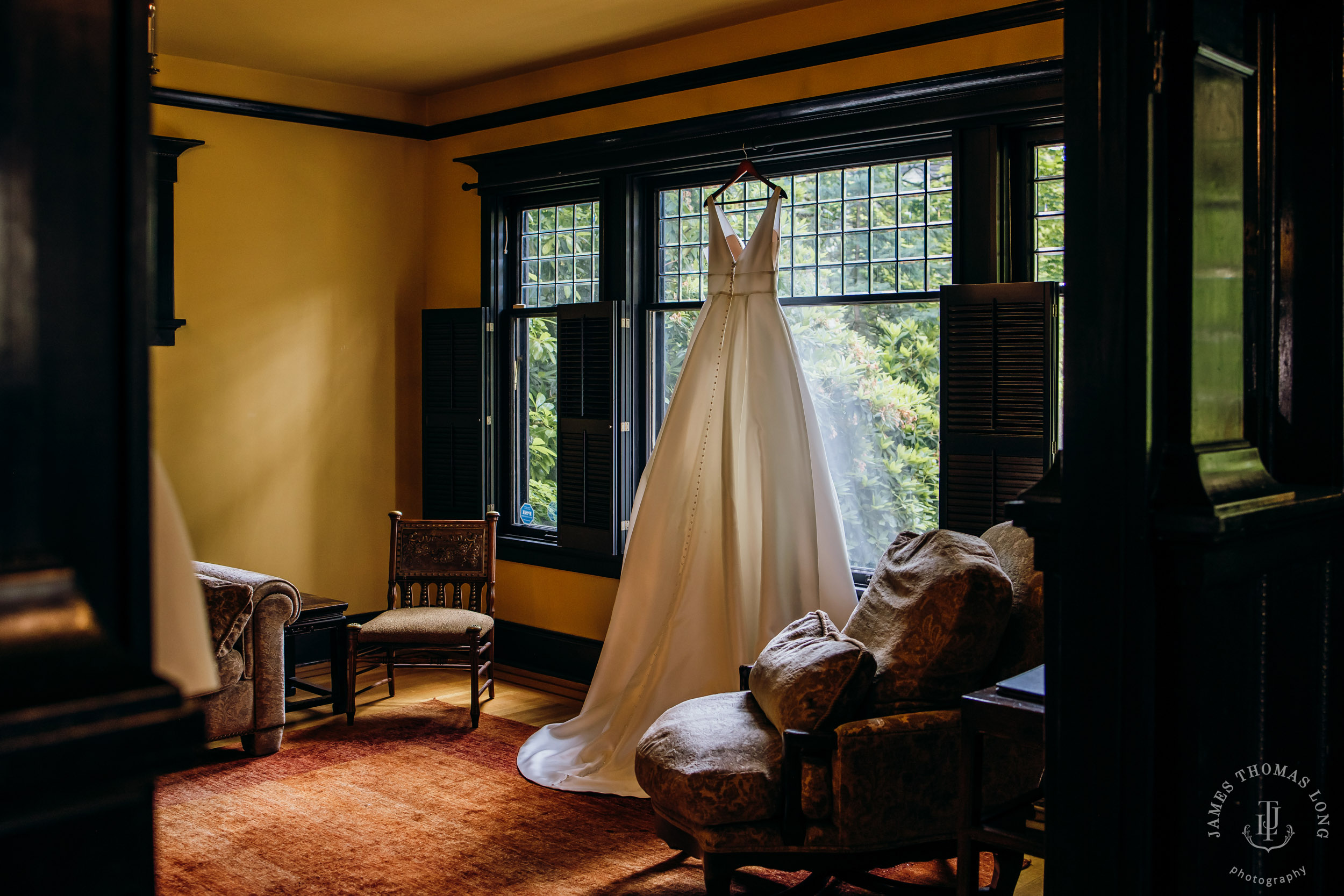 Wisteria Hall Washington Arboretum and Conibear Shellhouse wedding by Seattle wedding photographer James Thomas Long Photography