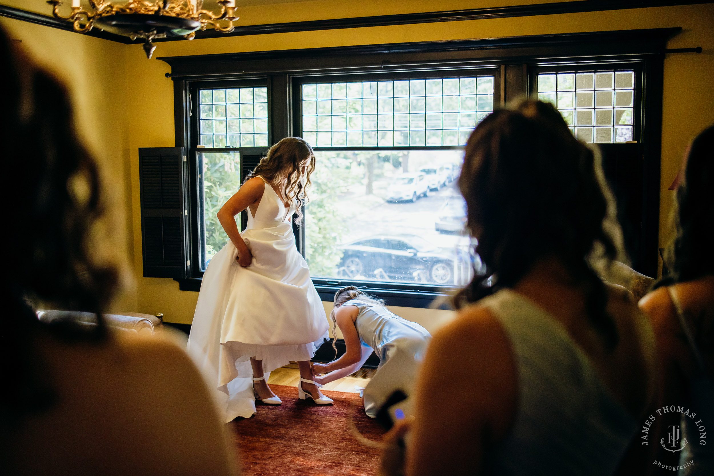 Wisteria Hall Washington Arboretum and Conibear Shellhouse wedding by Seattle wedding photographer James Thomas Long Photography