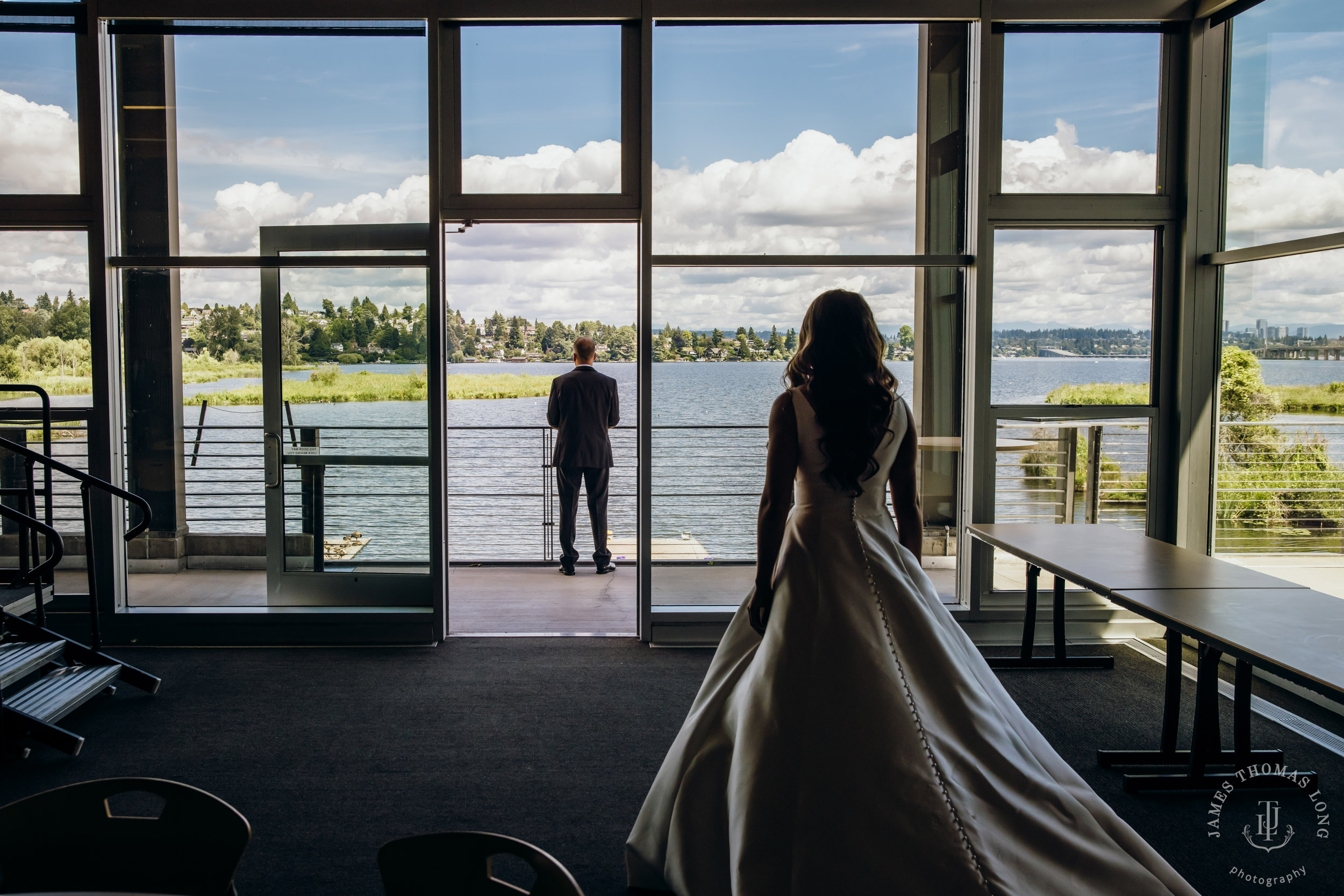 Wisteria Hall Washington Arboretum and Conibear Shellhouse wedding by Seattle wedding photographer James Thomas Long Photography