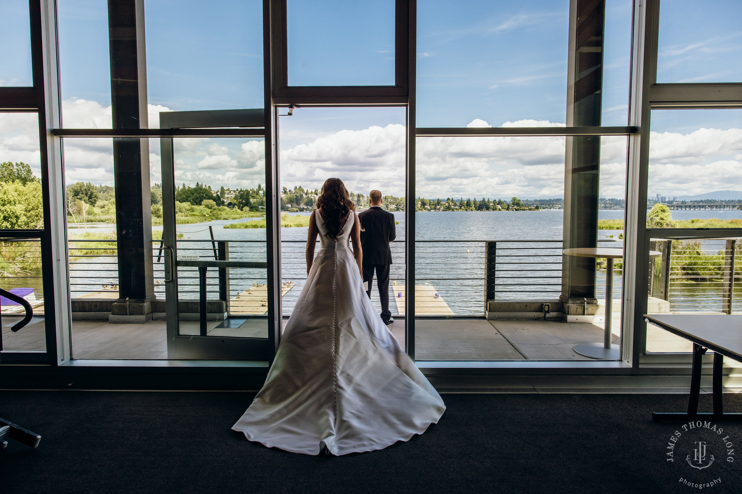 Wisteria Hall Washington Arboretum and Conibear Shellhouse wedding by Seattle wedding photographer James Thomas Long Photography