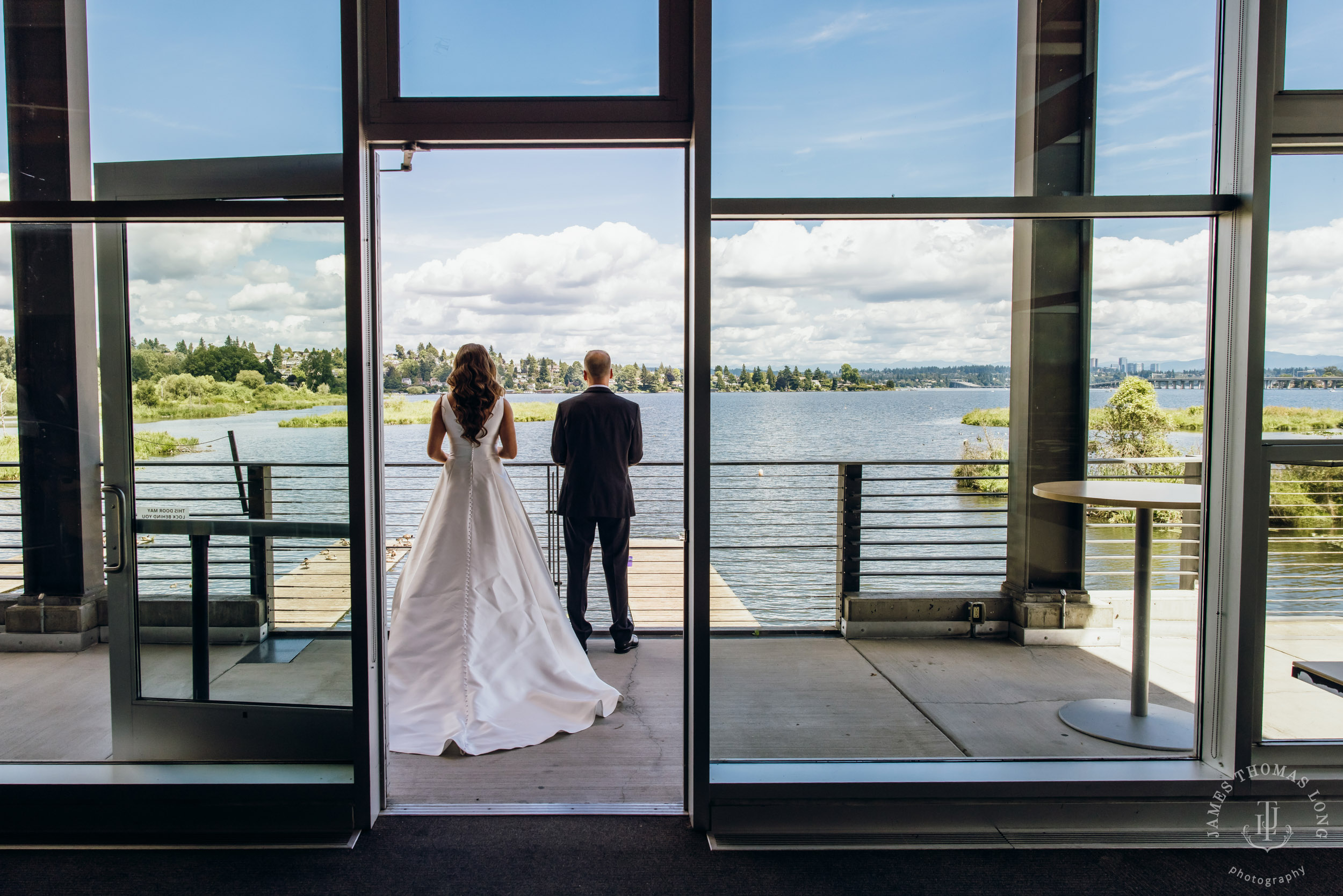 Wisteria Hall Washington Arboretum and Conibear Shellhouse wedding by Seattle wedding photographer James Thomas Long Photography