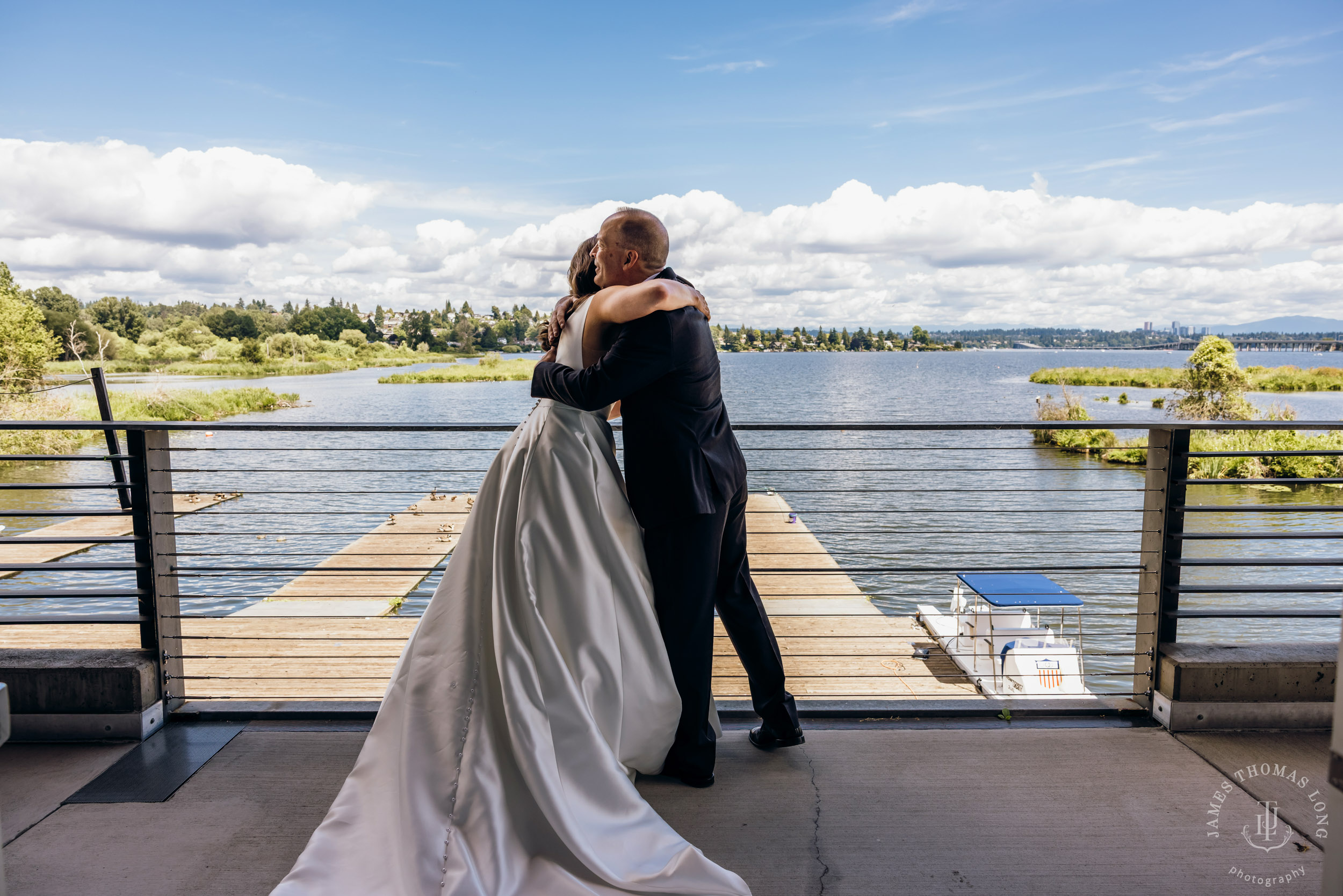Wisteria Hall Washington Arboretum and Conibear Shellhouse wedding by Seattle wedding photographer James Thomas Long Photography