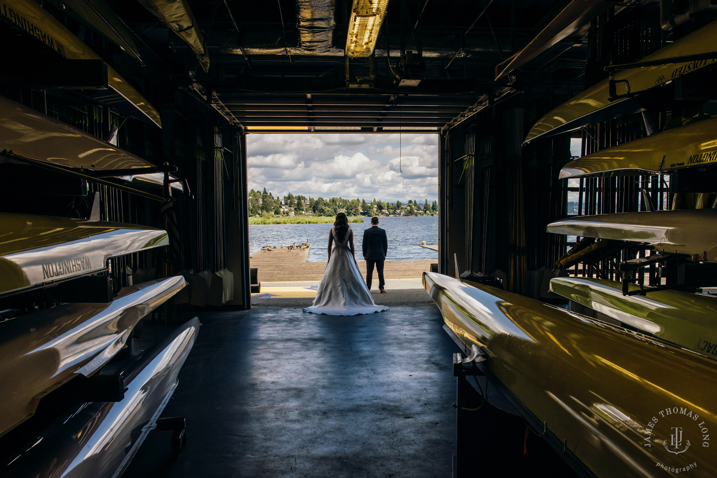 Wisteria Hall Washington Arboretum and Conibear Shellhouse wedding by Seattle wedding photographer James Thomas Long Photography