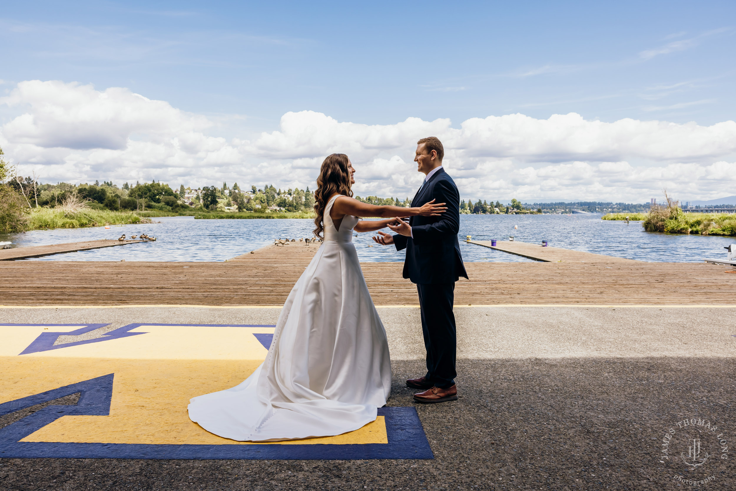 Wisteria Hall Washington Arboretum and Conibear Shellhouse wedding by Seattle wedding photographer James Thomas Long Photography