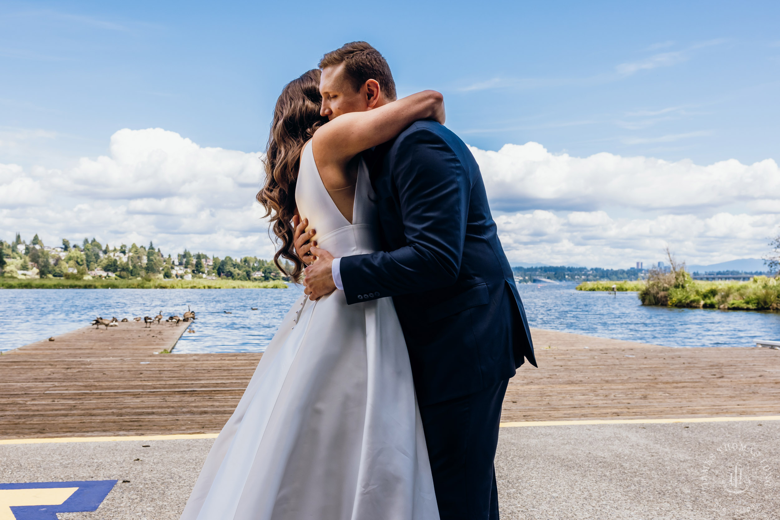 Wisteria Hall Washington Arboretum and Conibear Shellhouse wedding by Seattle wedding photographer James Thomas Long Photography