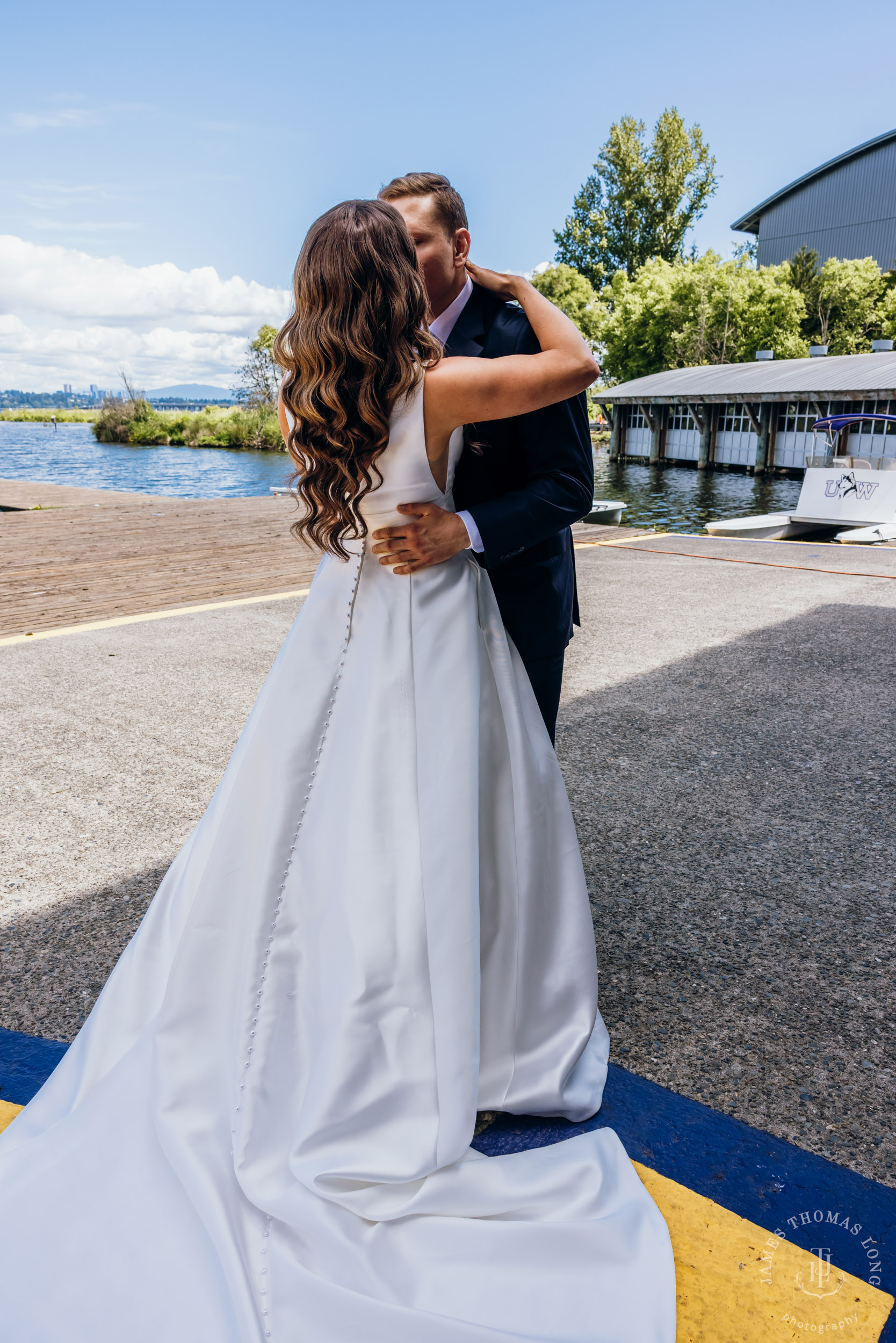 Wisteria Hall Washington Arboretum and Conibear Shellhouse wedding by Seattle wedding photographer James Thomas Long Photography