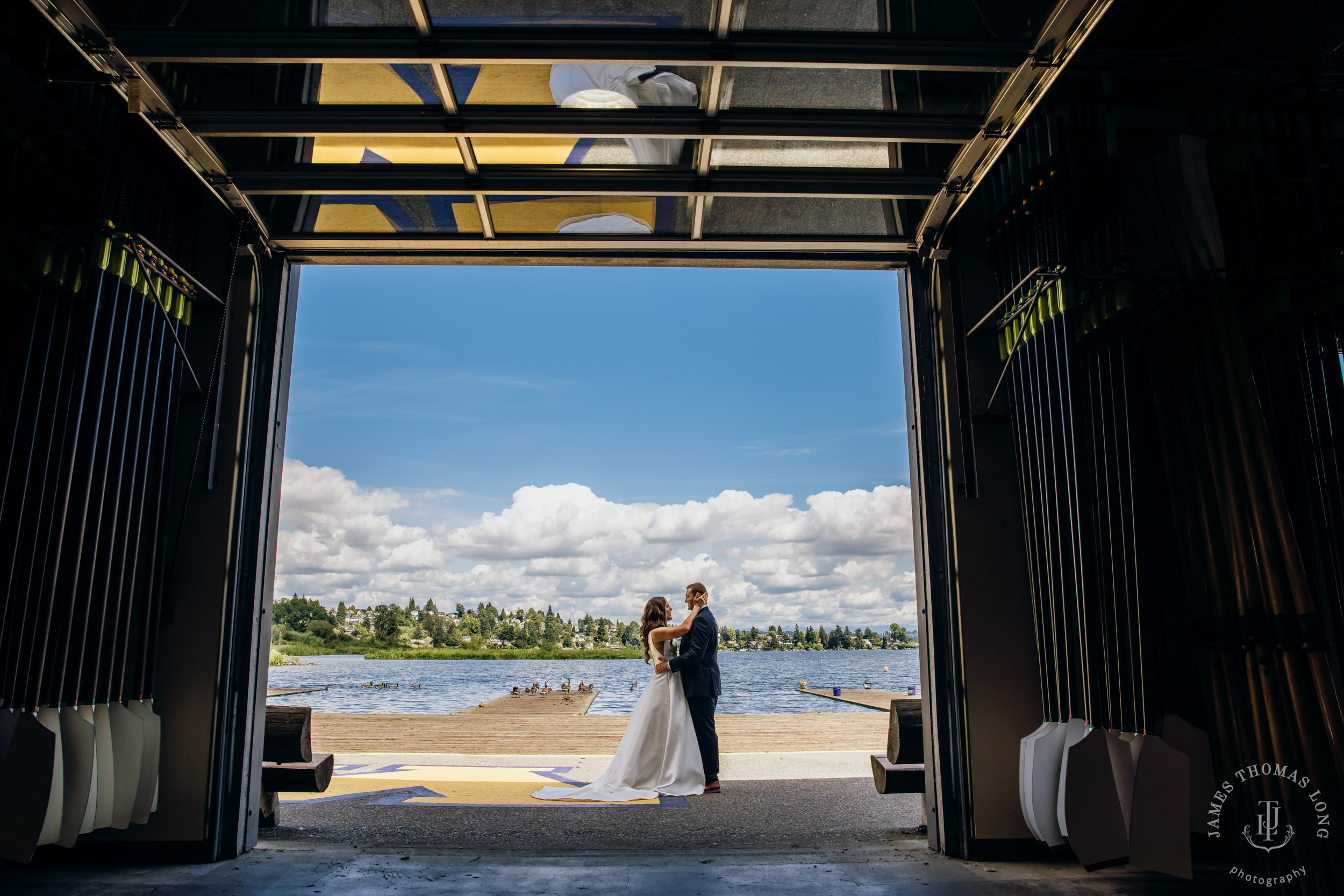 Wisteria Hall Washington Arboretum and Conibear Shellhouse wedding by Seattle wedding photographer James Thomas Long Photography