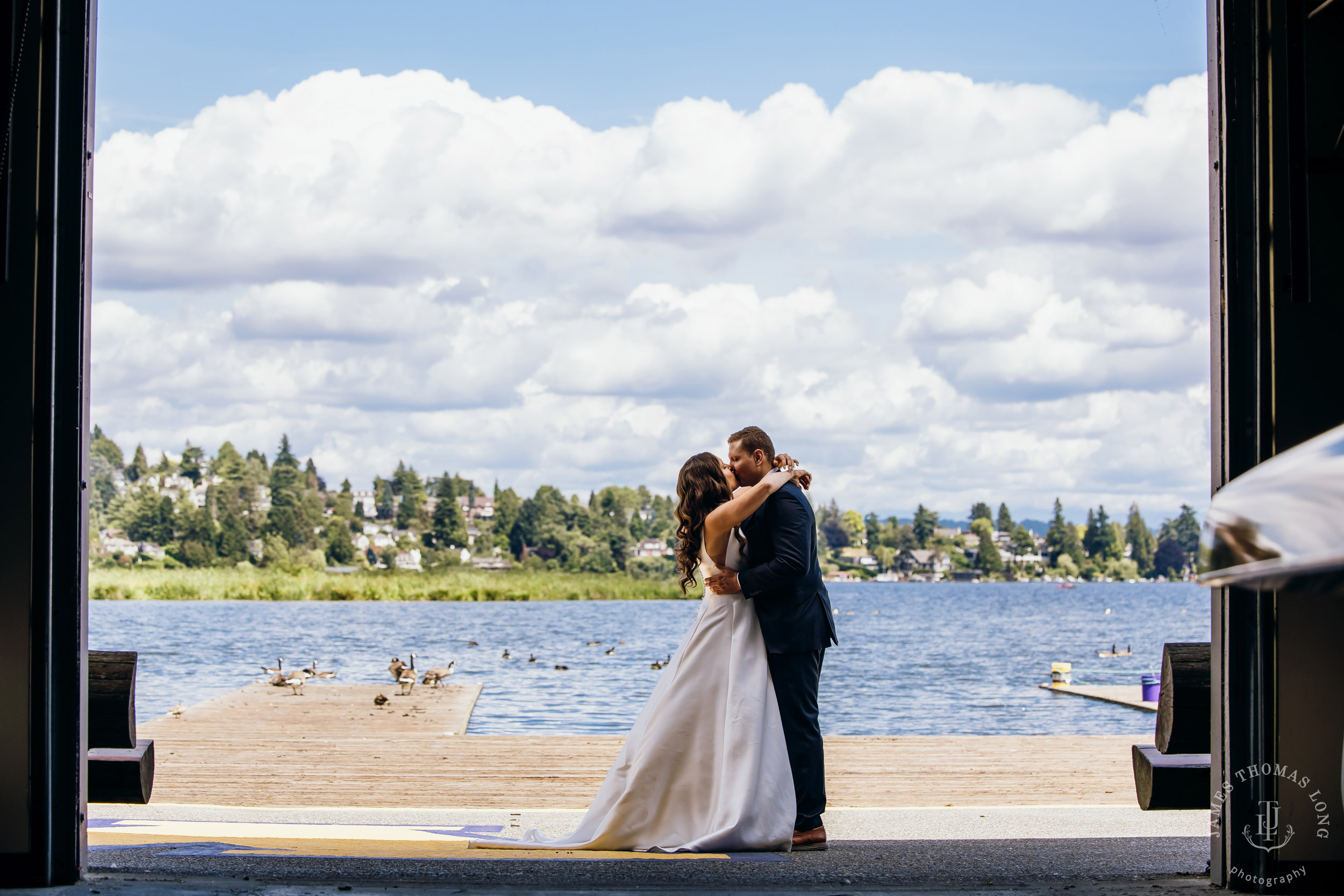 Wisteria Hall Washington Arboretum and Conibear Shellhouse wedding by Seattle wedding photographer James Thomas Long Photography