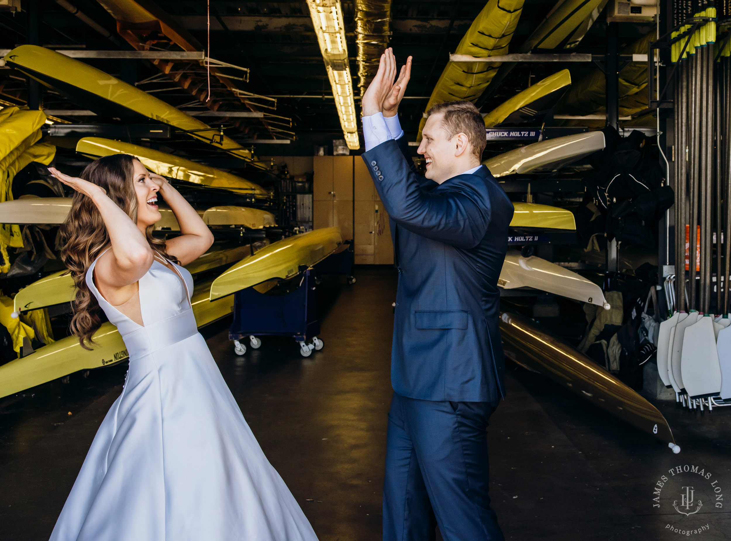 Wisteria Hall Washington Arboretum and Conibear Shellhouse wedding by Seattle wedding photographer James Thomas Long Photography