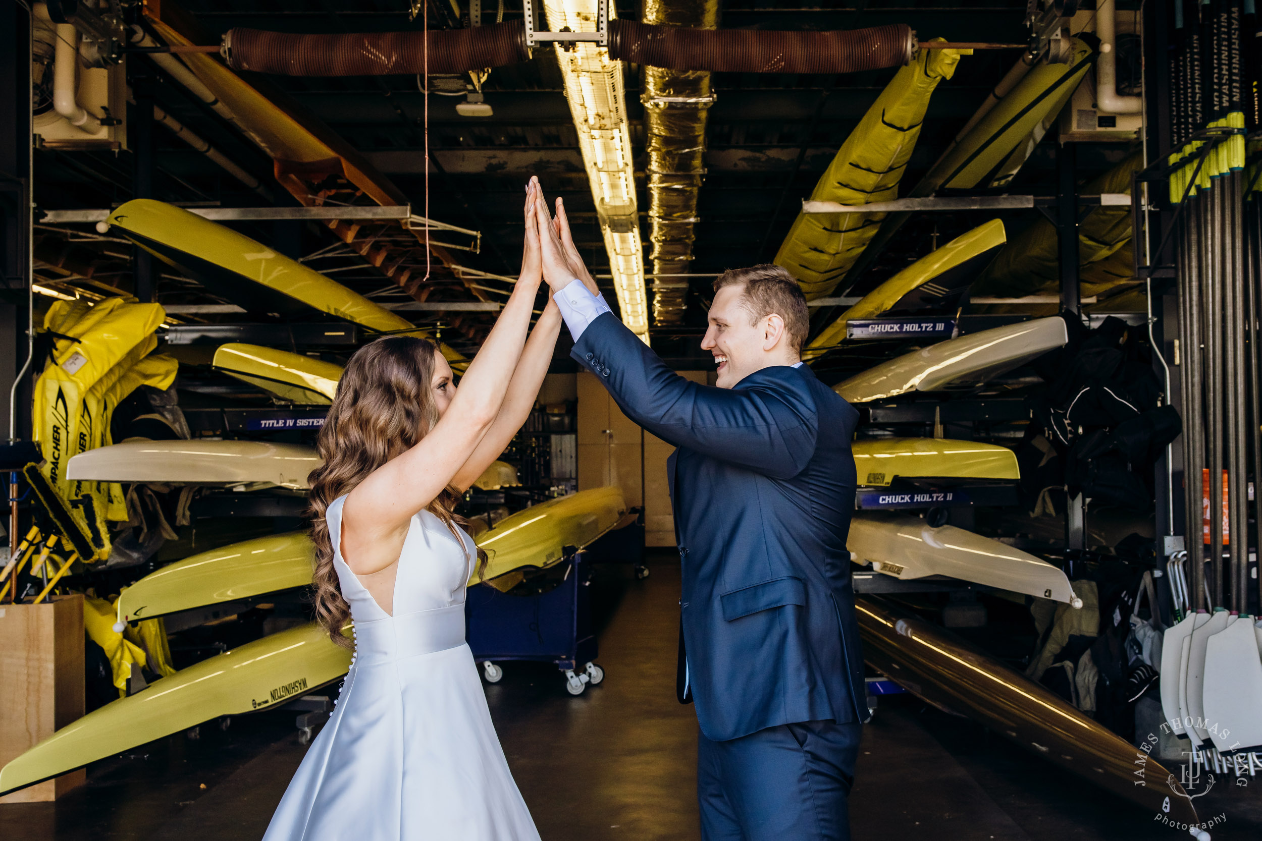 Wisteria Hall Washington Arboretum and Conibear Shellhouse wedding by Seattle wedding photographer James Thomas Long Photography