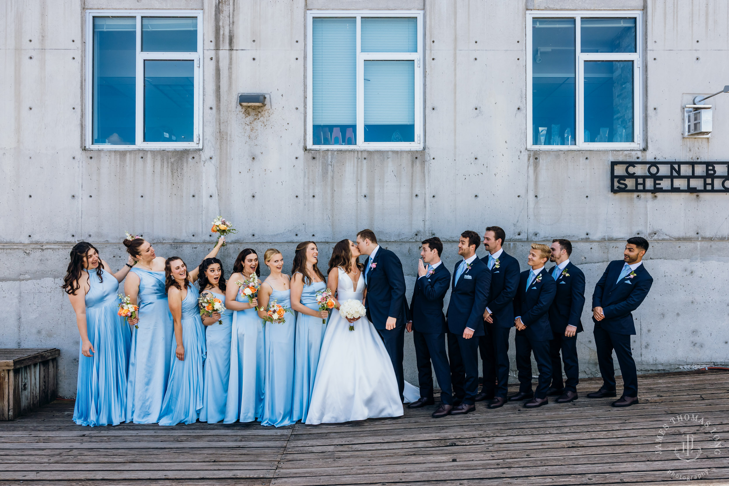 Wisteria Hall Washington Arboretum and Conibear Shellhouse wedding by Seattle wedding photographer James Thomas Long Photography