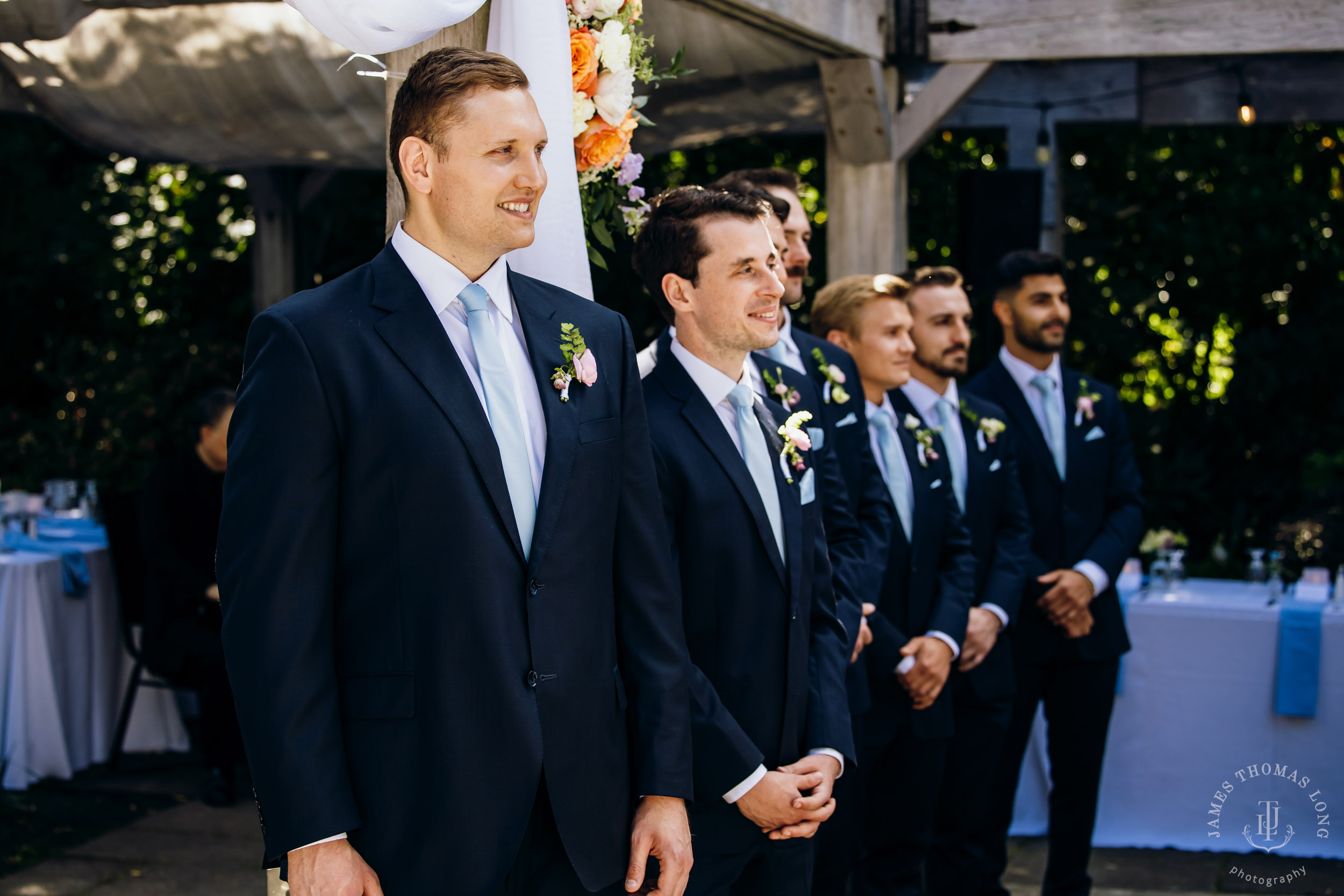 Wisteria Hall Washington Arboretum and Conibear Shellhouse wedding by Seattle wedding photographer James Thomas Long Photography