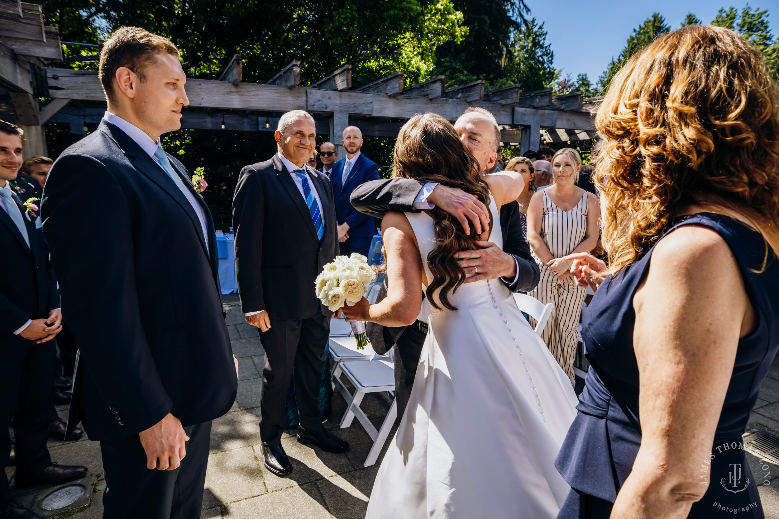 Wisteria Hall Washington Arboretum and Conibear Shellhouse wedding by Seattle wedding photographer James Thomas Long Photography