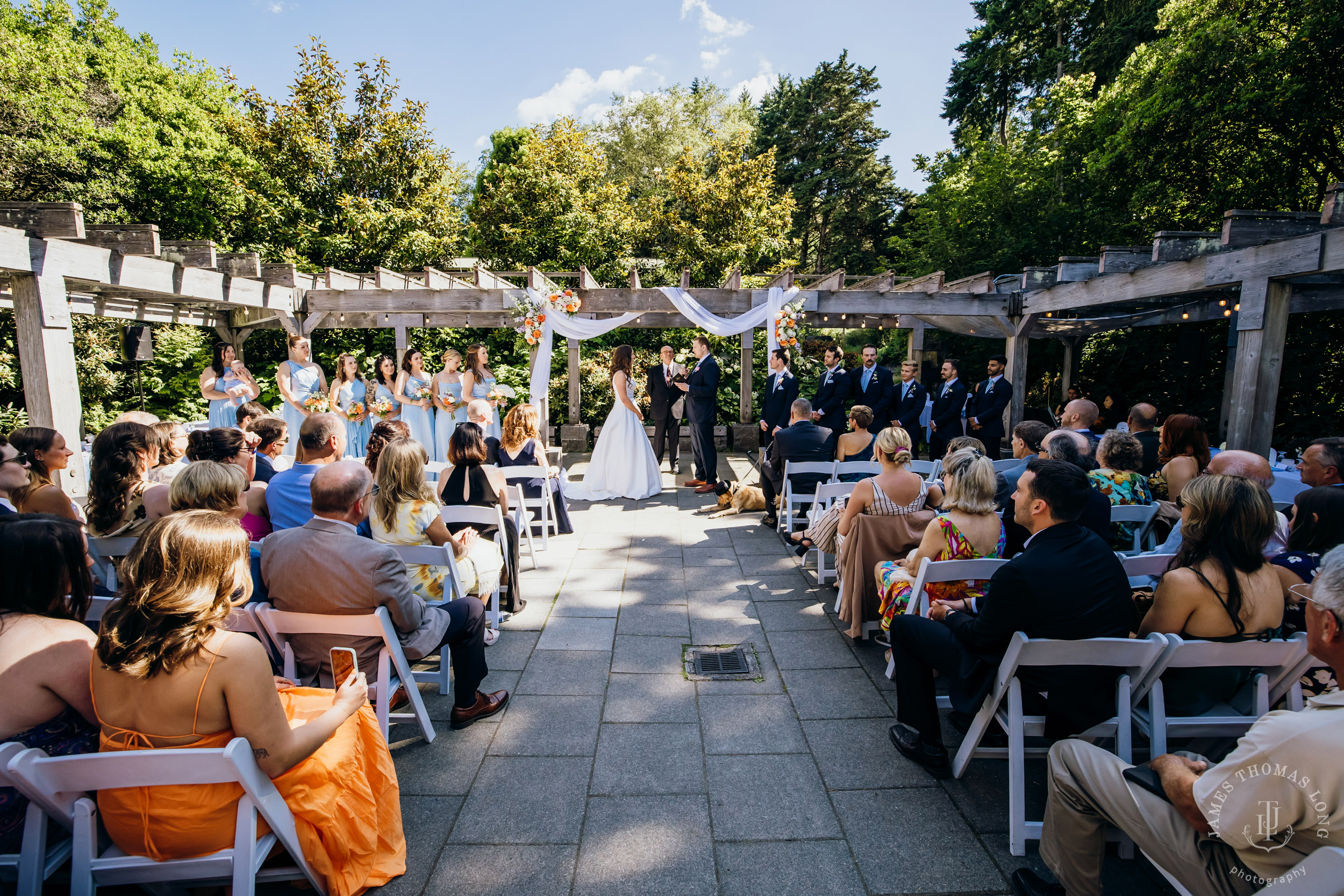 Wisteria Hall Washington Arboretum and Conibear Shellhouse wedding by Seattle wedding photographer James Thomas Long Photography