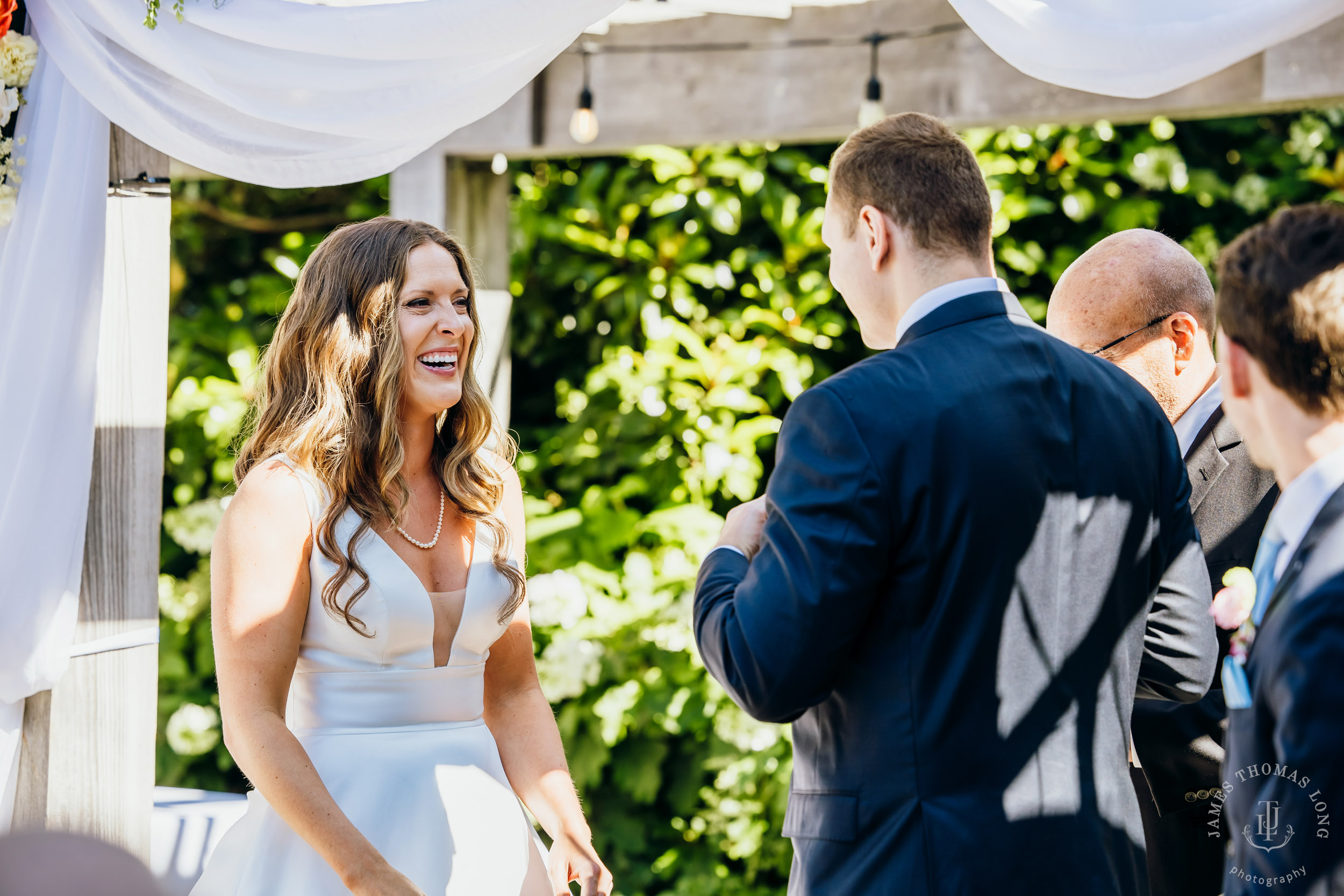 Wisteria Hall Washington Arboretum and Conibear Shellhouse wedding by Seattle wedding photographer James Thomas Long Photography